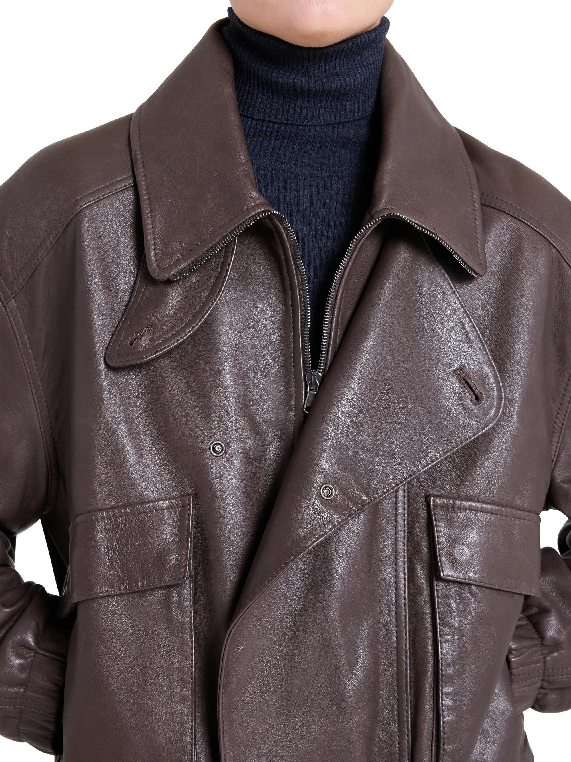 TWP Hunter Oversized Leather Jacket | Saks Fifth Avenue