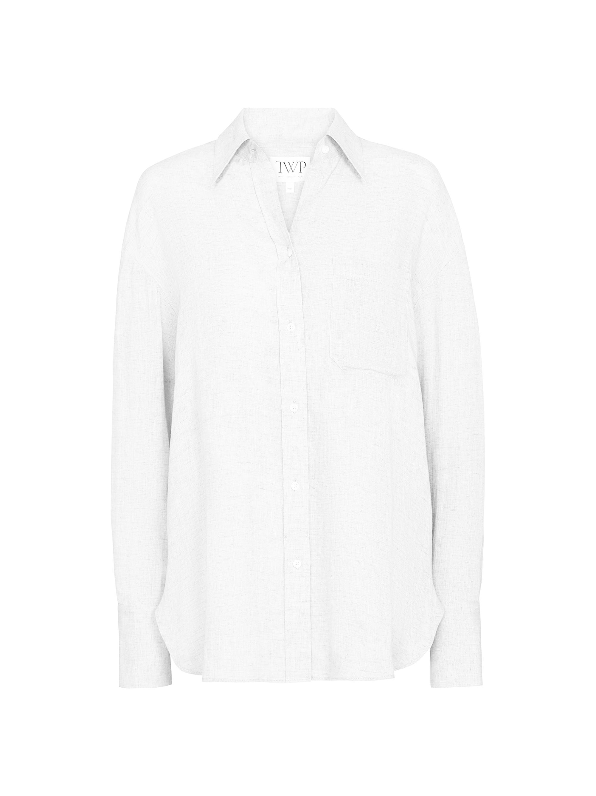 Frame Victorian Button-Front Silk Blouse | Saks Fifth Avenue