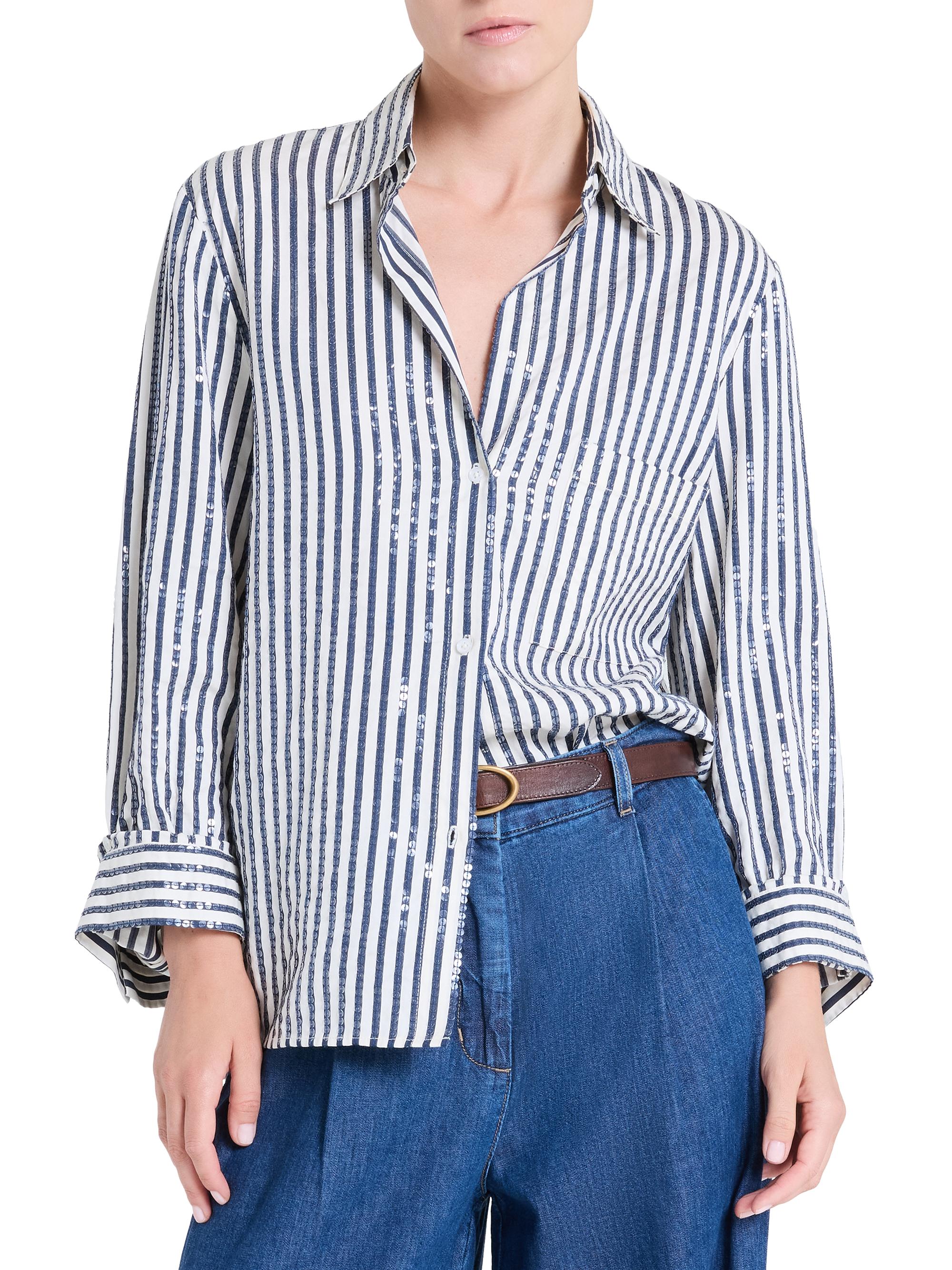 TWP Next Morning Striped Sequin Shirt | Saks Fifth Avenue
