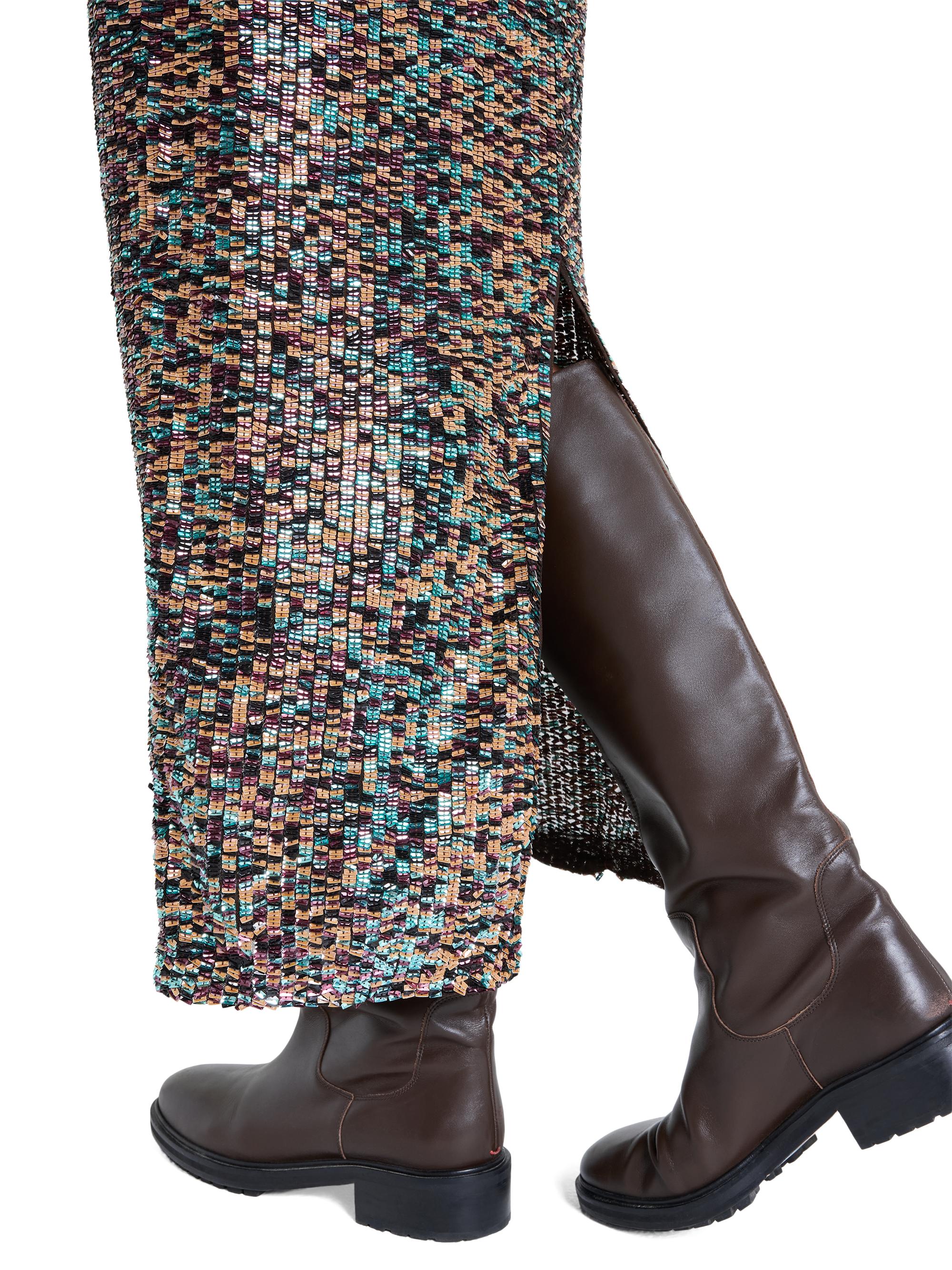 Sylkie Stacked Paillette Maxi Skirt