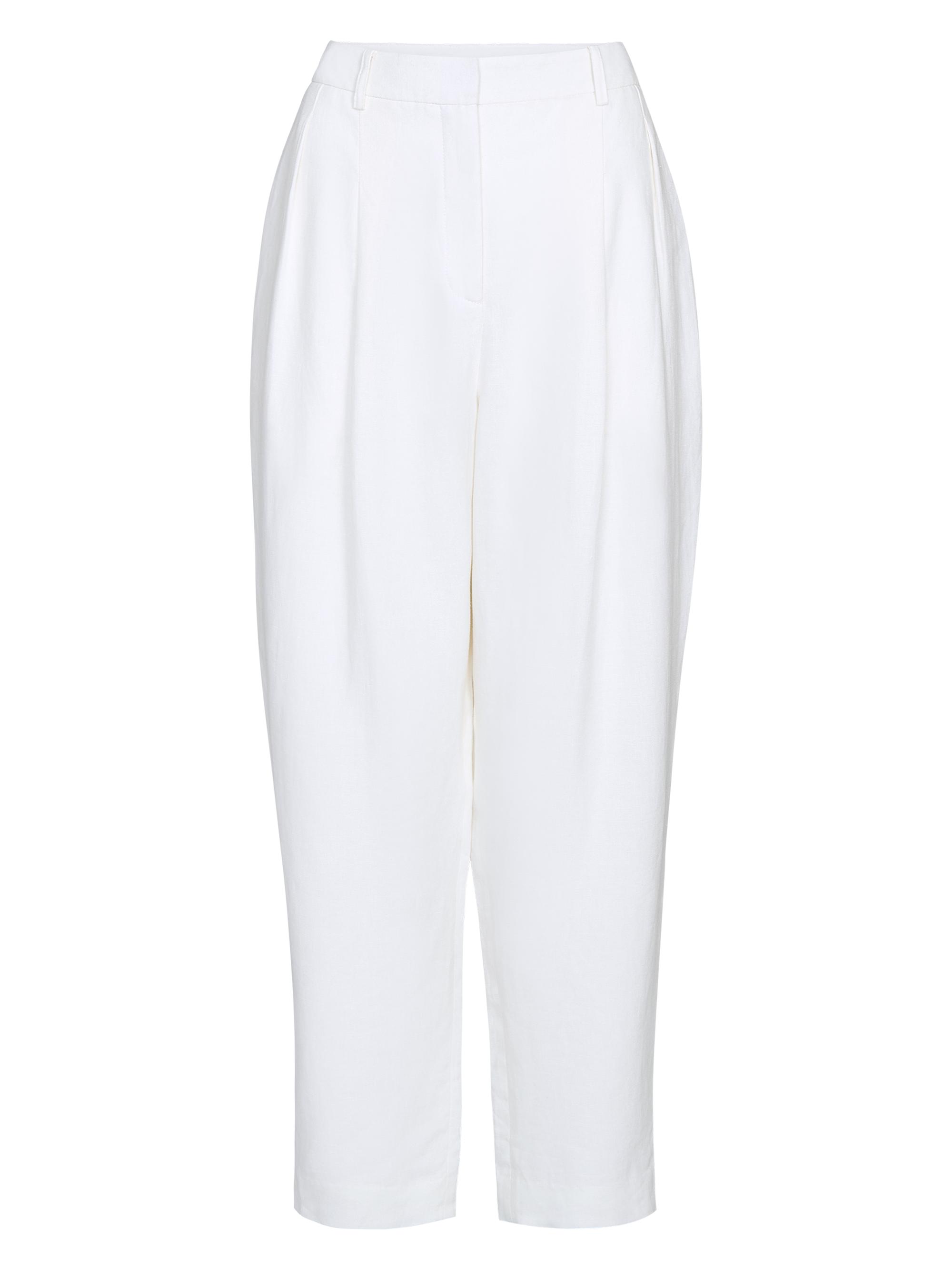 TWP Women's Mila Relaxed Linen Trousers - Ivoire