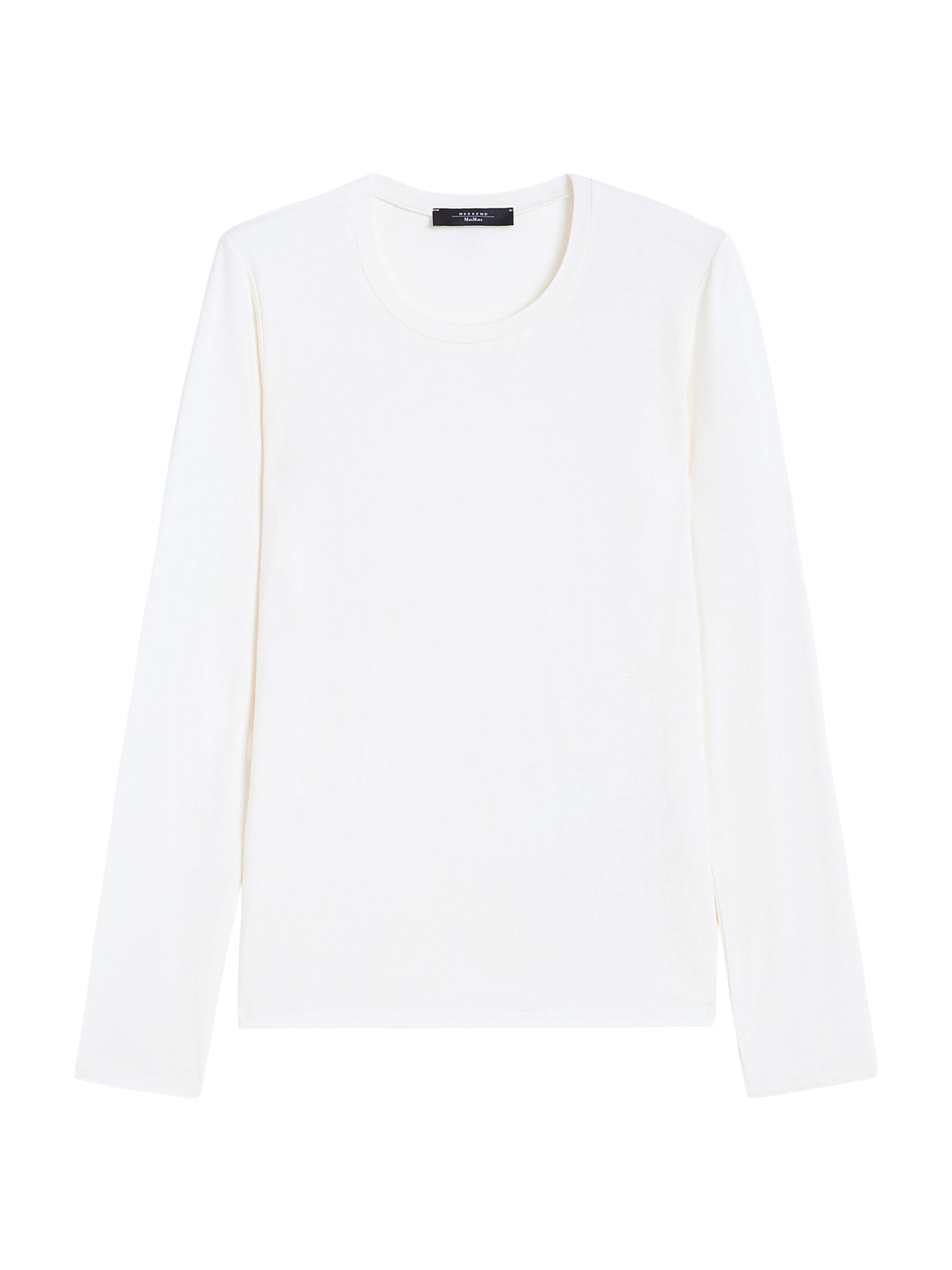 Weekend Max Mara Women's Stretch Jersey Basic T-Shirt - Ecru