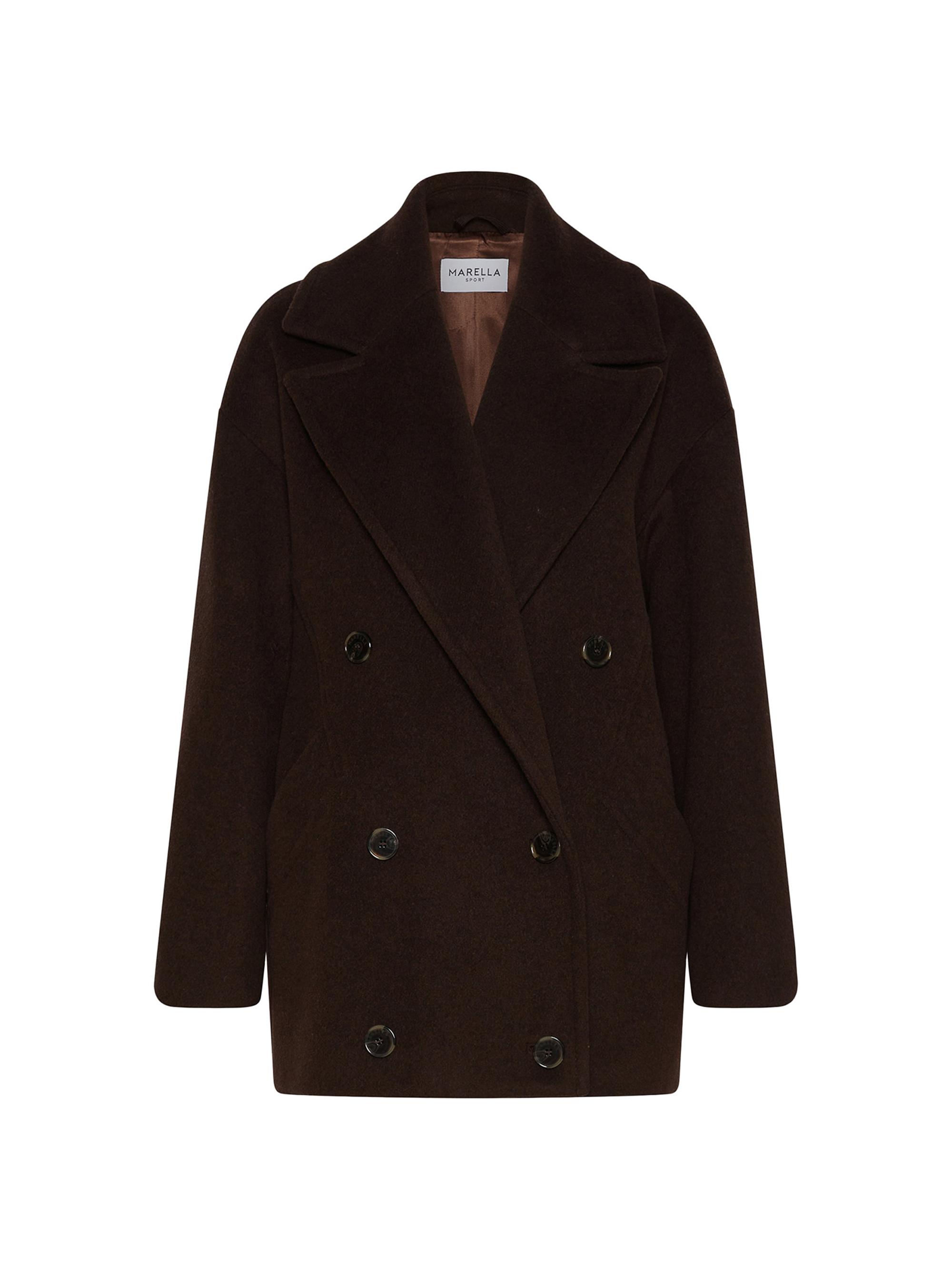 Marella Women's Wool Blend Heavy Jacket - Pepper