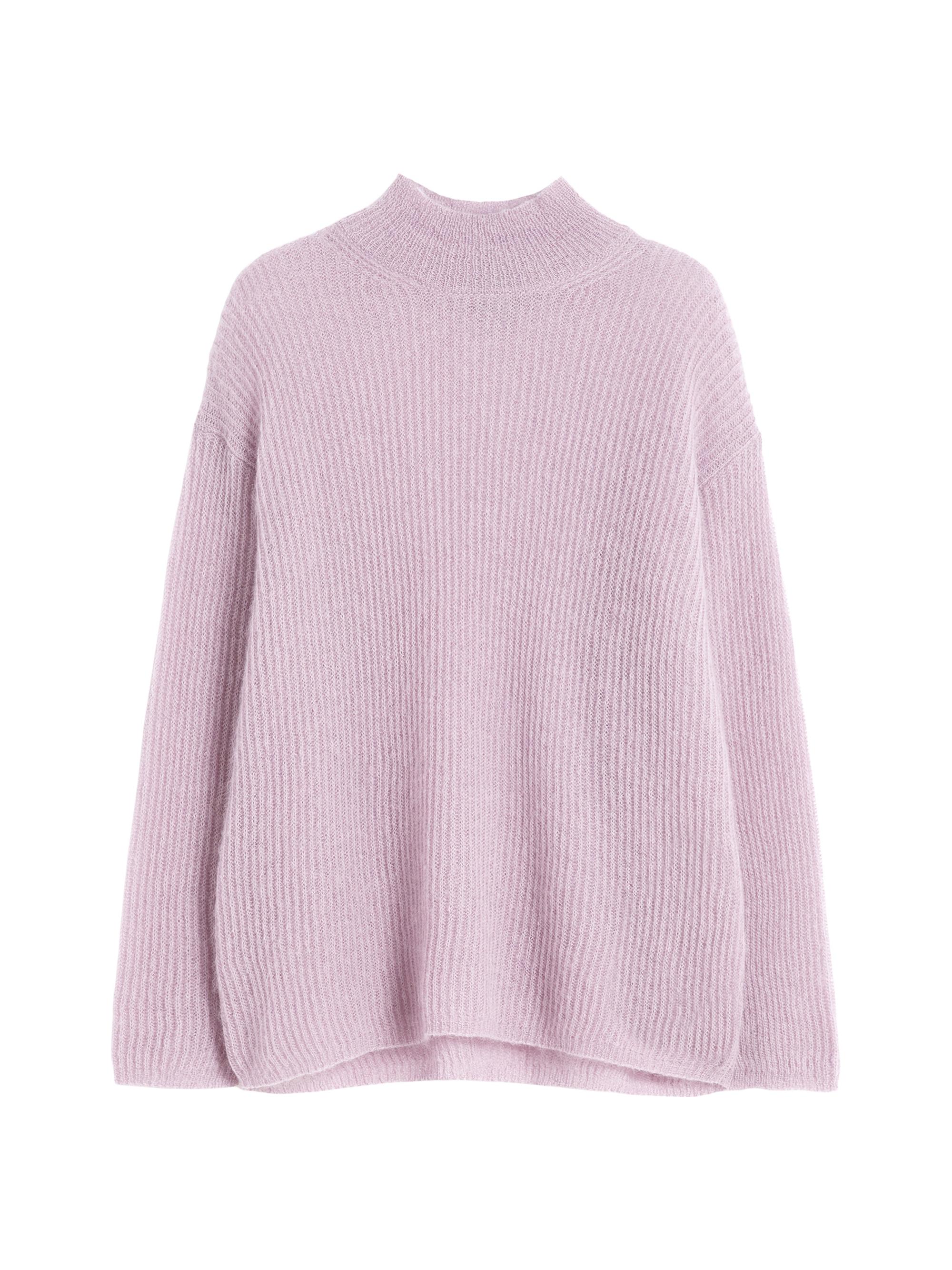 MM Max Mara Women's Mohair High Neck Sweater - Wisteria