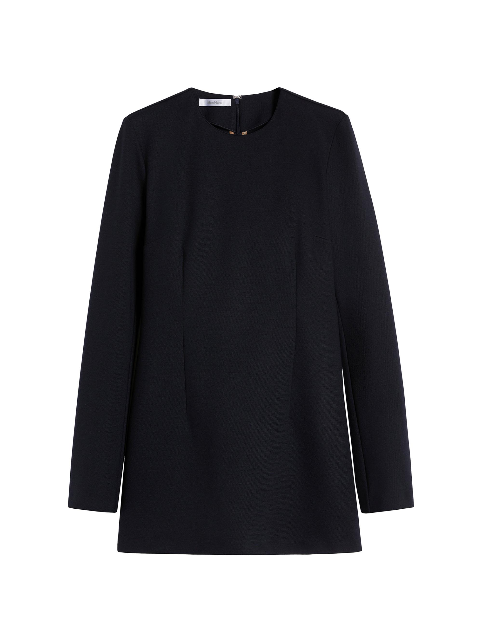 Max Mara Women's Gabardine and Jersey Dress - Ultramarine