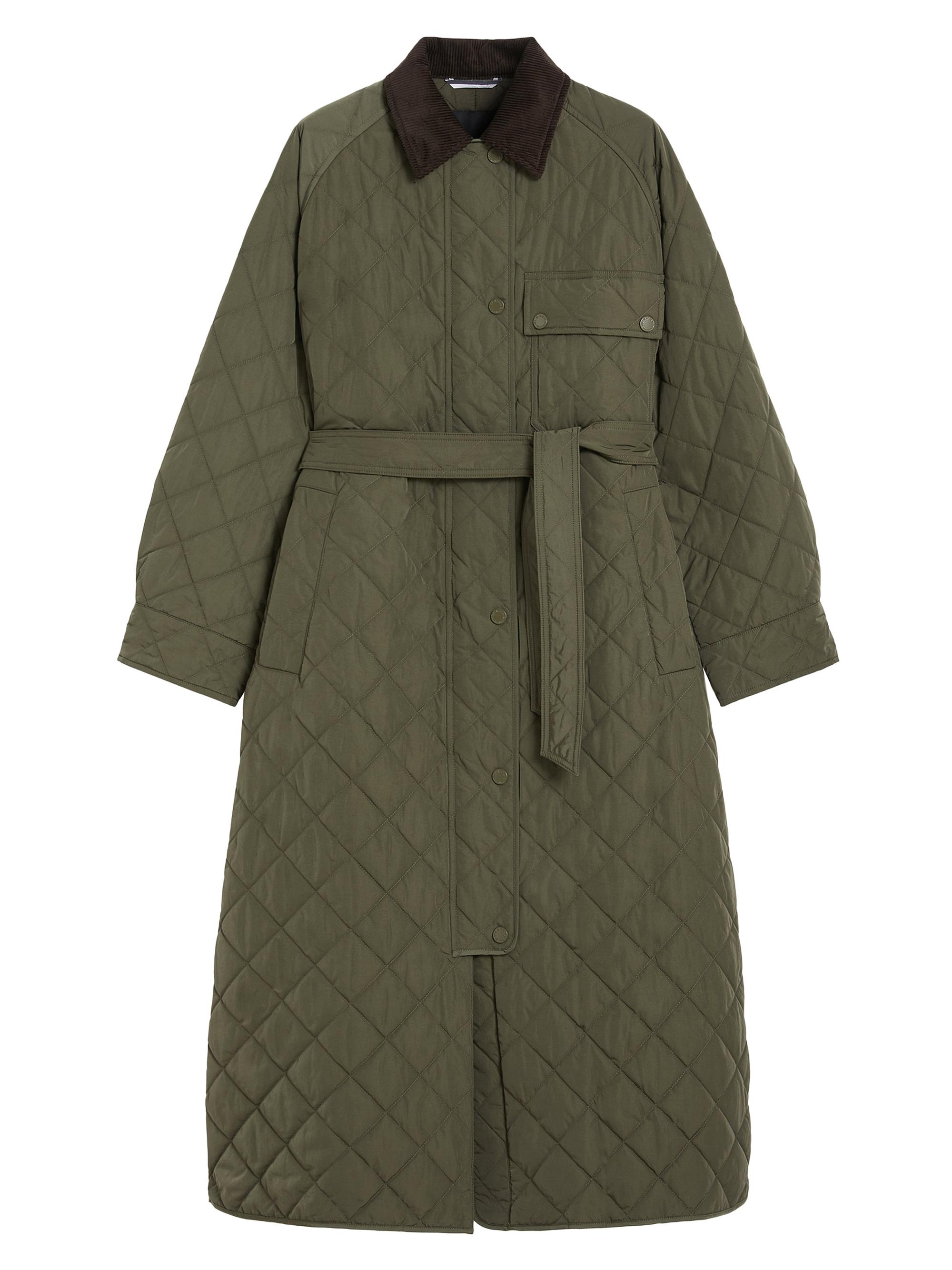 Weekend Max Mara Women's Coat in Water Repellent Taffeta - Kaki