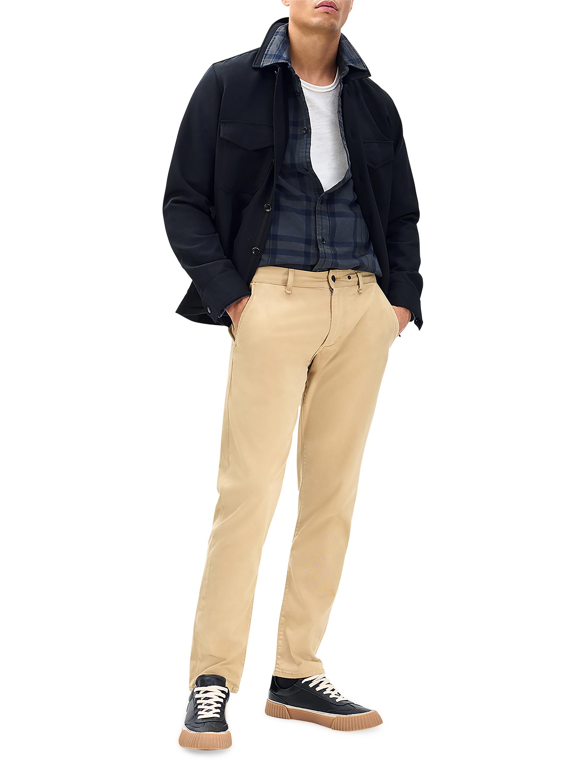 rag & bone Fit 3 Stretch-Twill Mid-Rise Straight-Leg Chino Pants