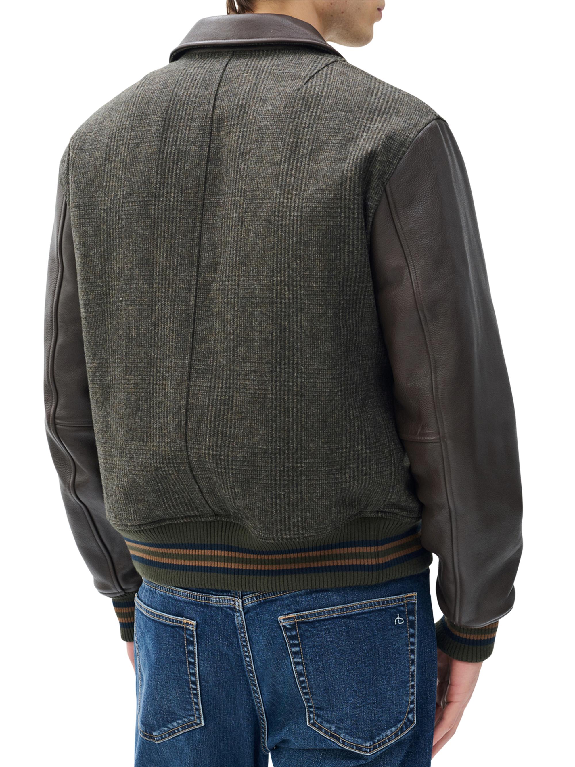 rag & bone Jeremy Wool & Leather Varsity Jacket | Saks Fifth Avenue