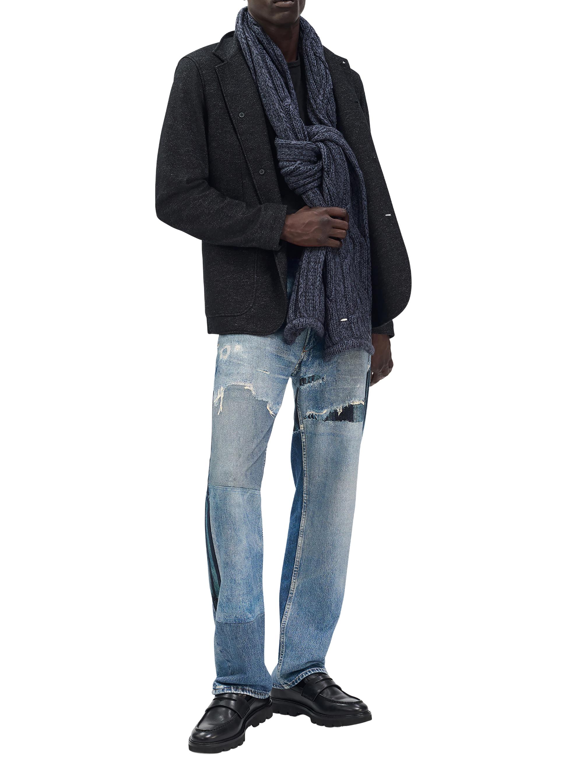 rag & bone Men's Prospect Wool-Blend Twill Jacket - Dark Grey