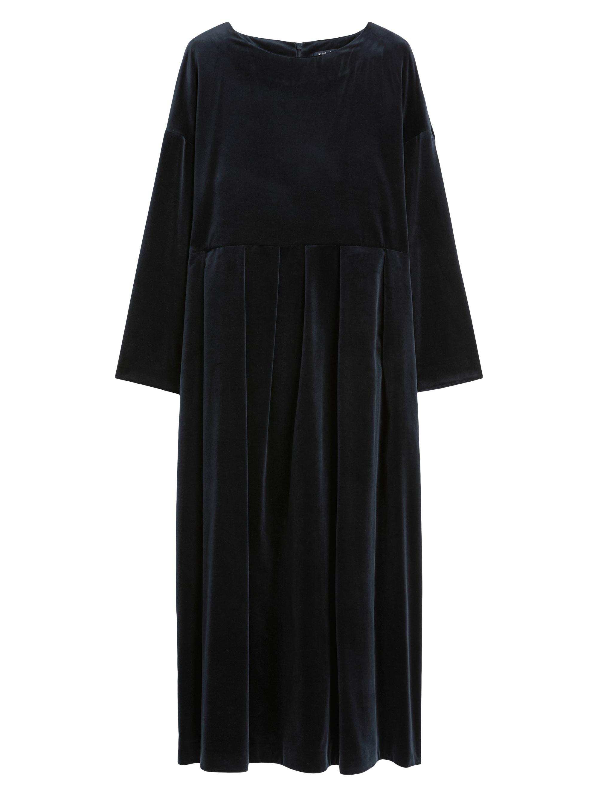 Max Mara Women's Cotton Velvet Dress - Midnightblue