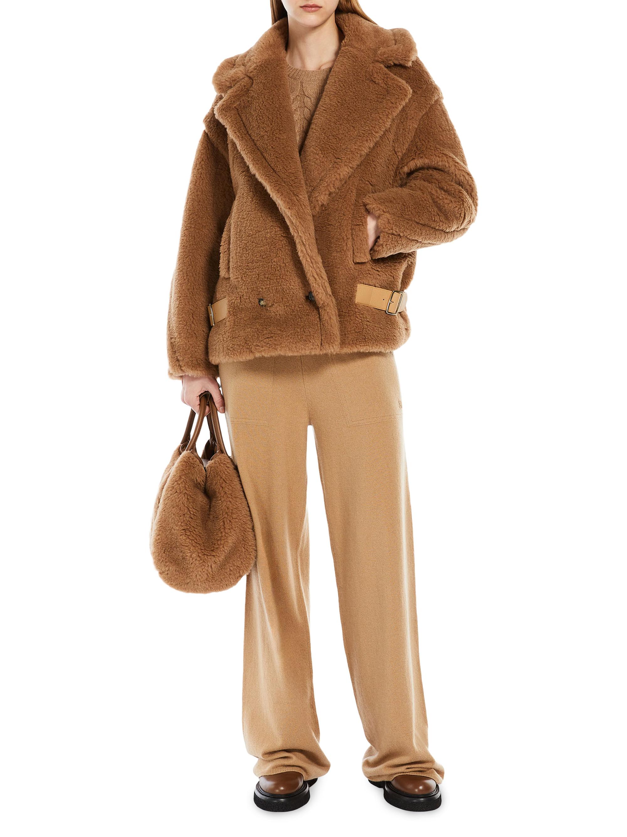 Max Mara Teddy Fabric Biker Jacket | Saks Fifth Avenue