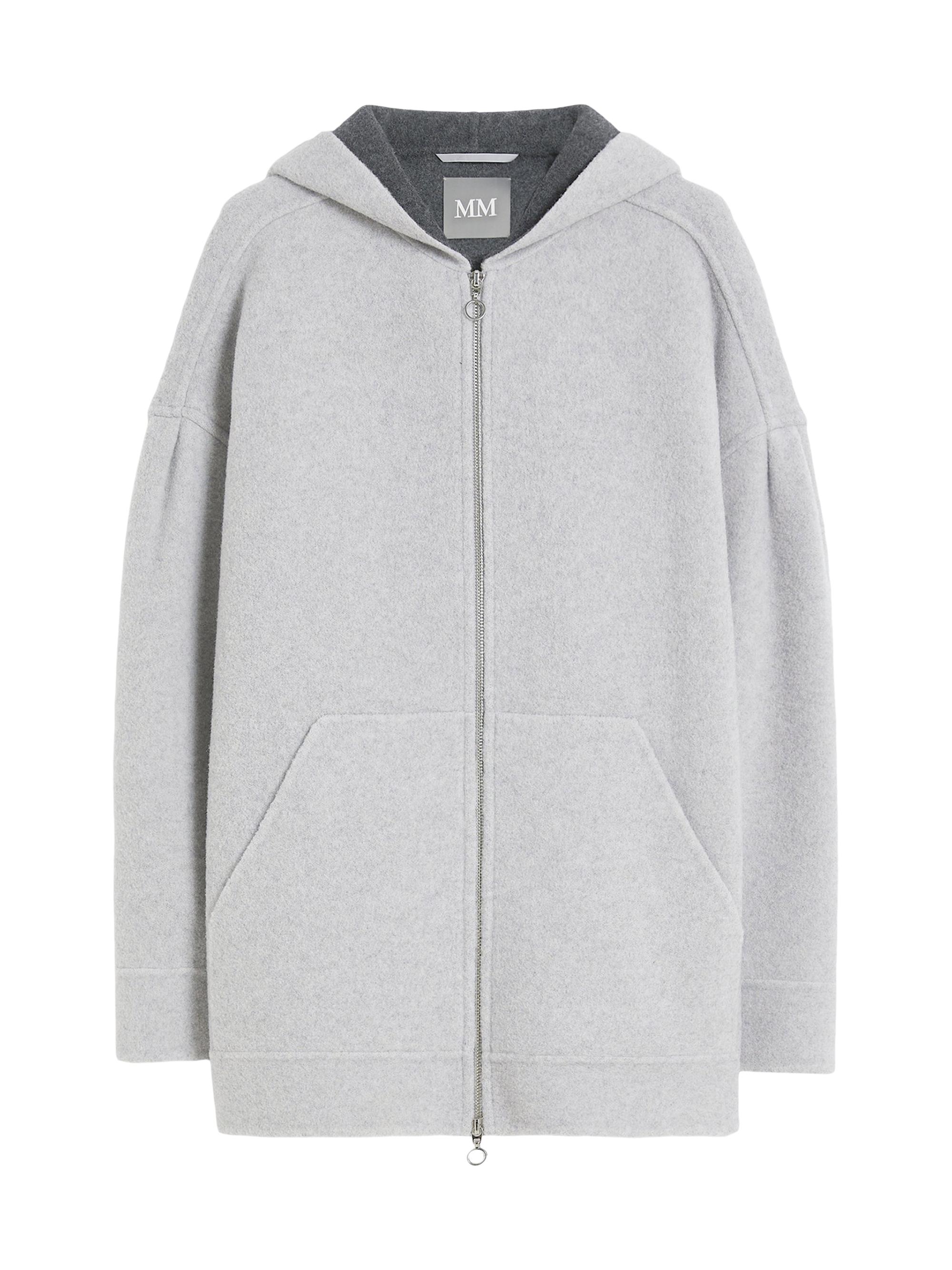 MM Max Mara Women's Double Faced Jersey Sweatshirt - Light Grey Double