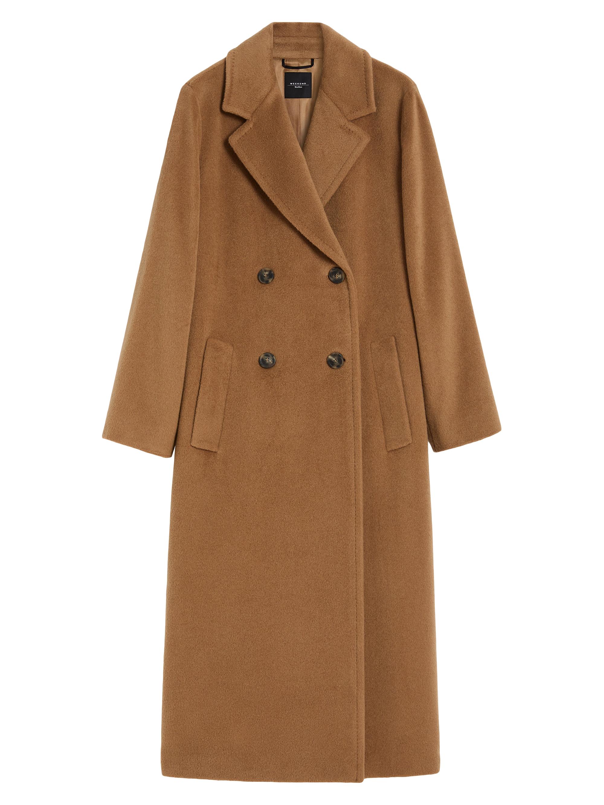 DRIES VAN NOTEN ウールコート 36 ダブルブレスト　ブラウン Dries Van Noten Randia Double-Breasted Wool Coat | Saks Fifth Avenue
