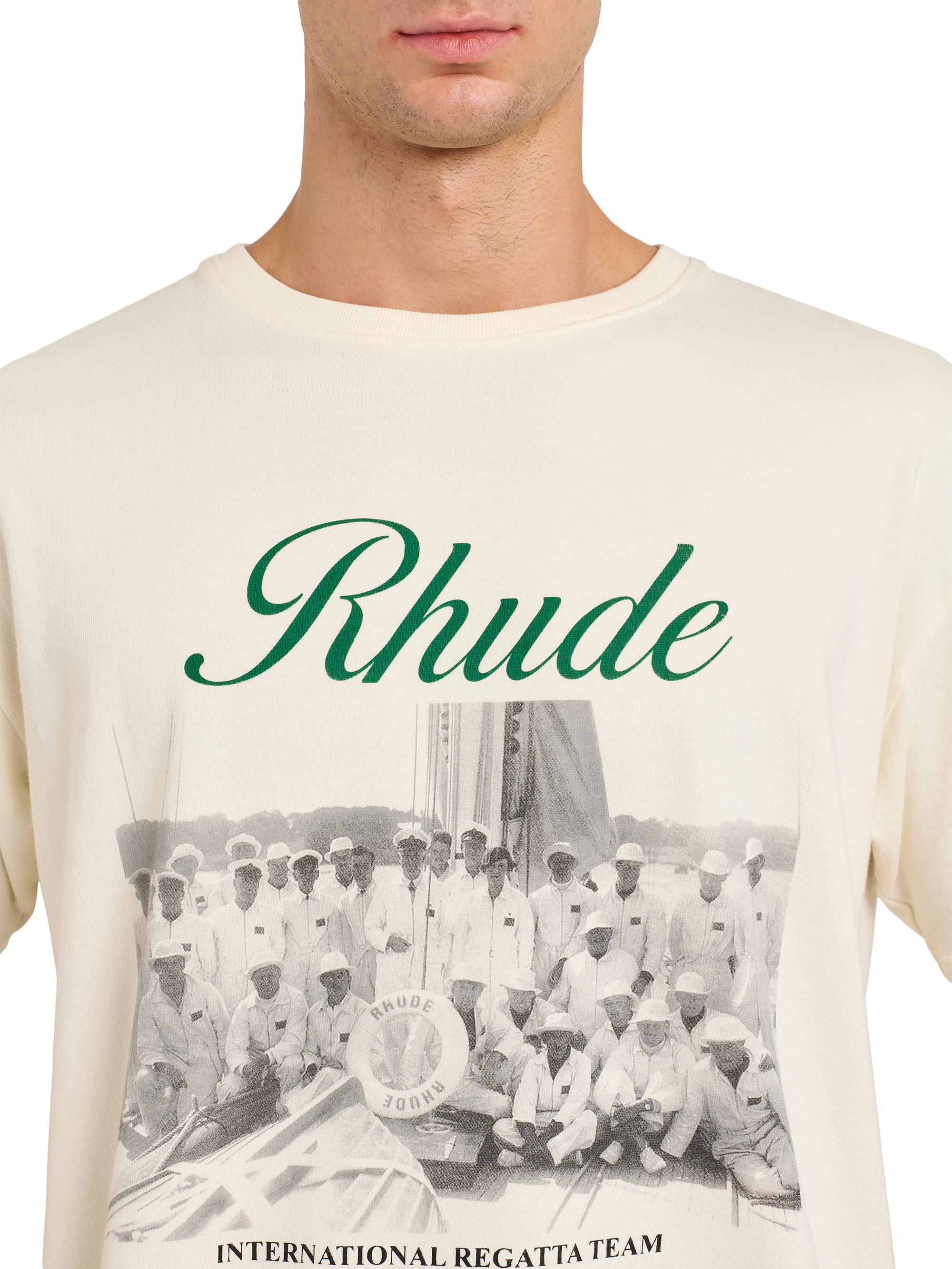 Rhude Virgin Islands Script Cotton T-Shirt | Saks Fifth Avenue