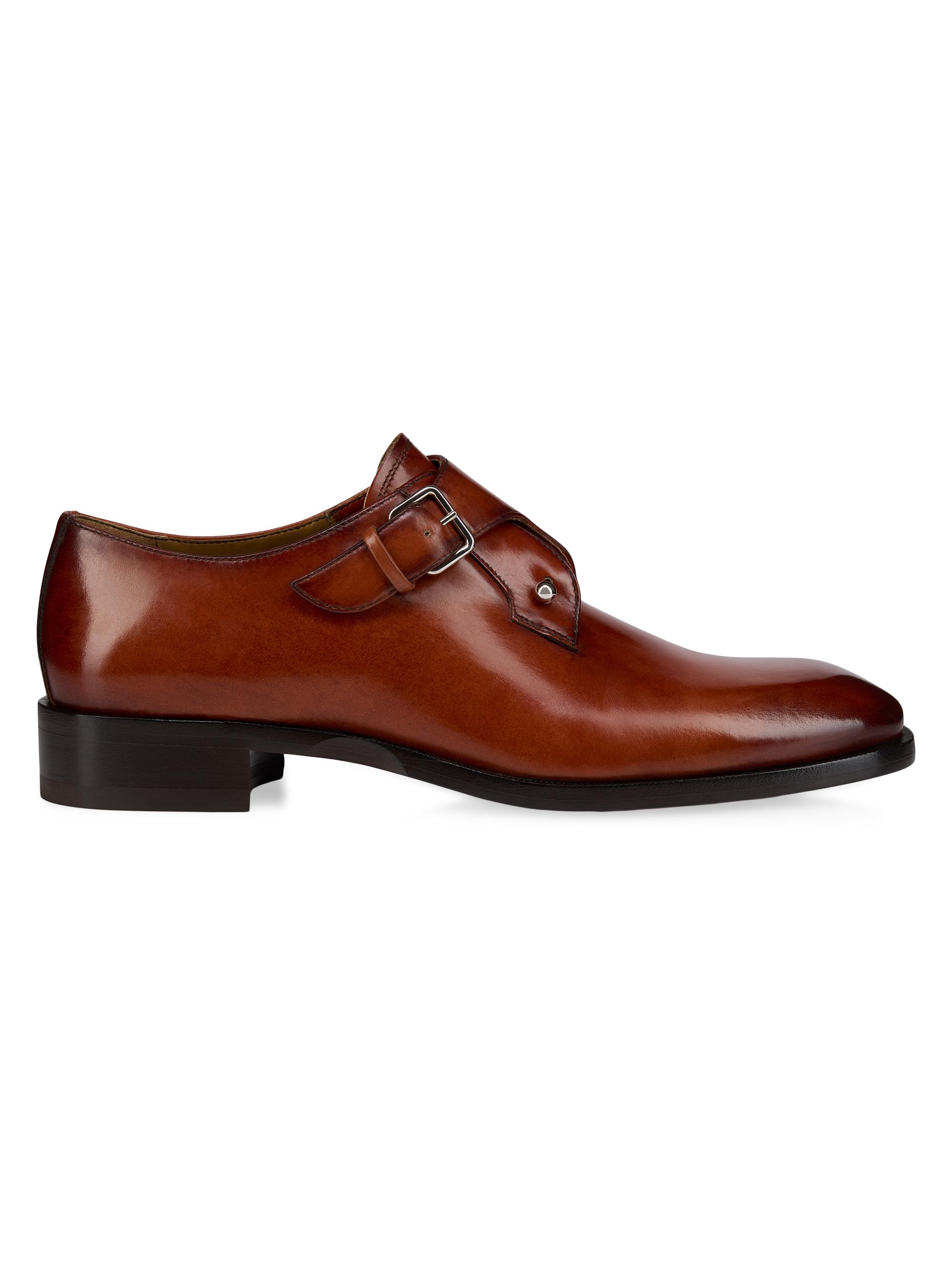 Christian Louboutin Men's Chambeli Monk Strap Shoes - Palio