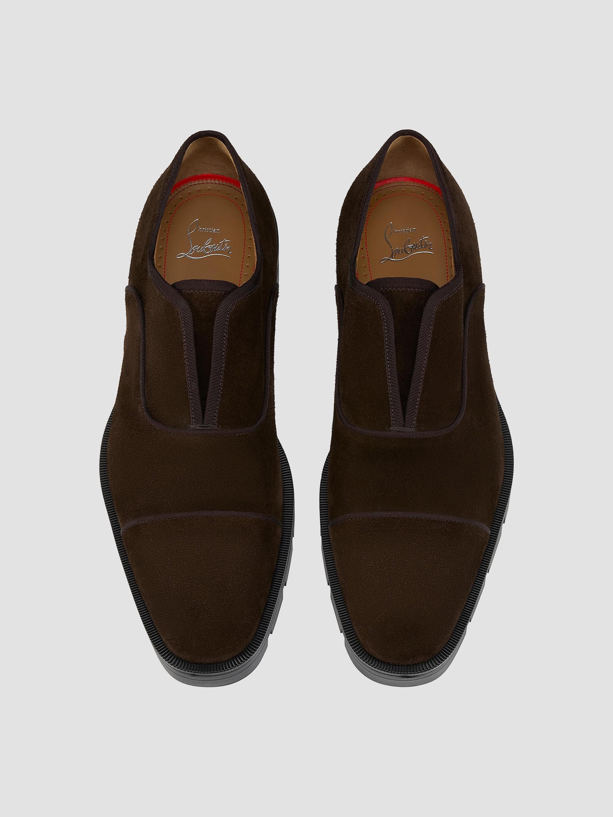 christian louboutin brown dress shoes Christian Louboutin - Cortomale Leather Derby Shoes