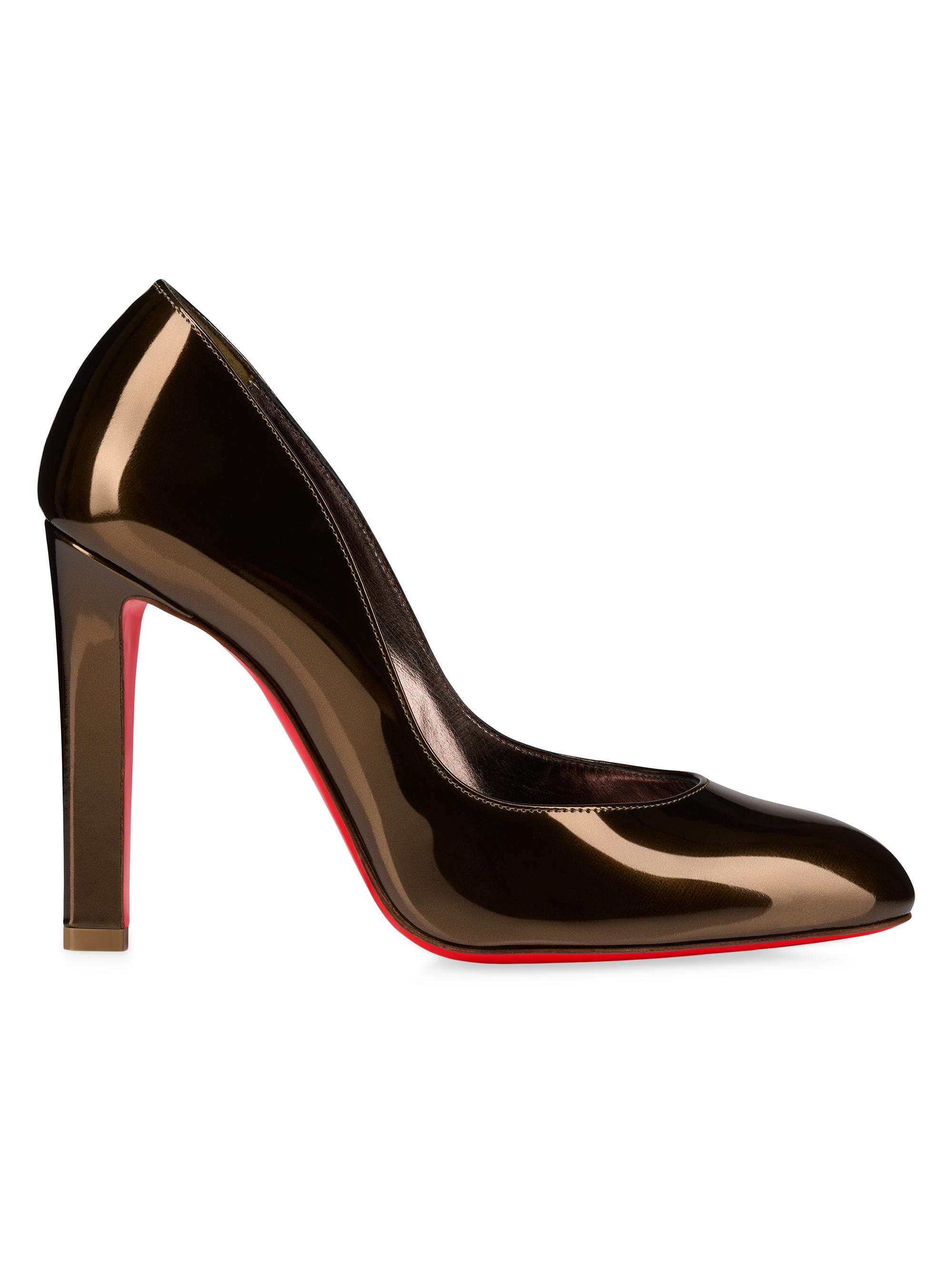 Christian Louboutin Kate 100MM Leather Pumps | Saks Fifth Avenue