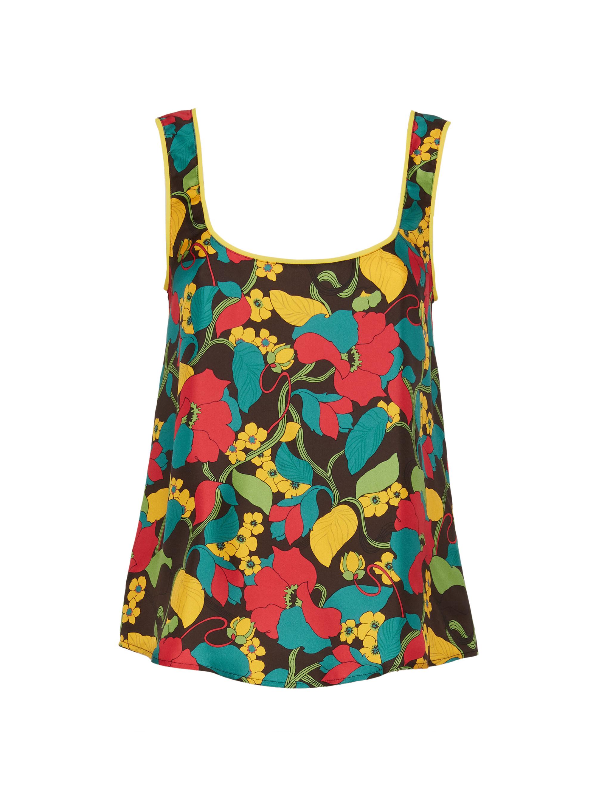 La DoubleJ Women's Twirl Top - Vines Brown