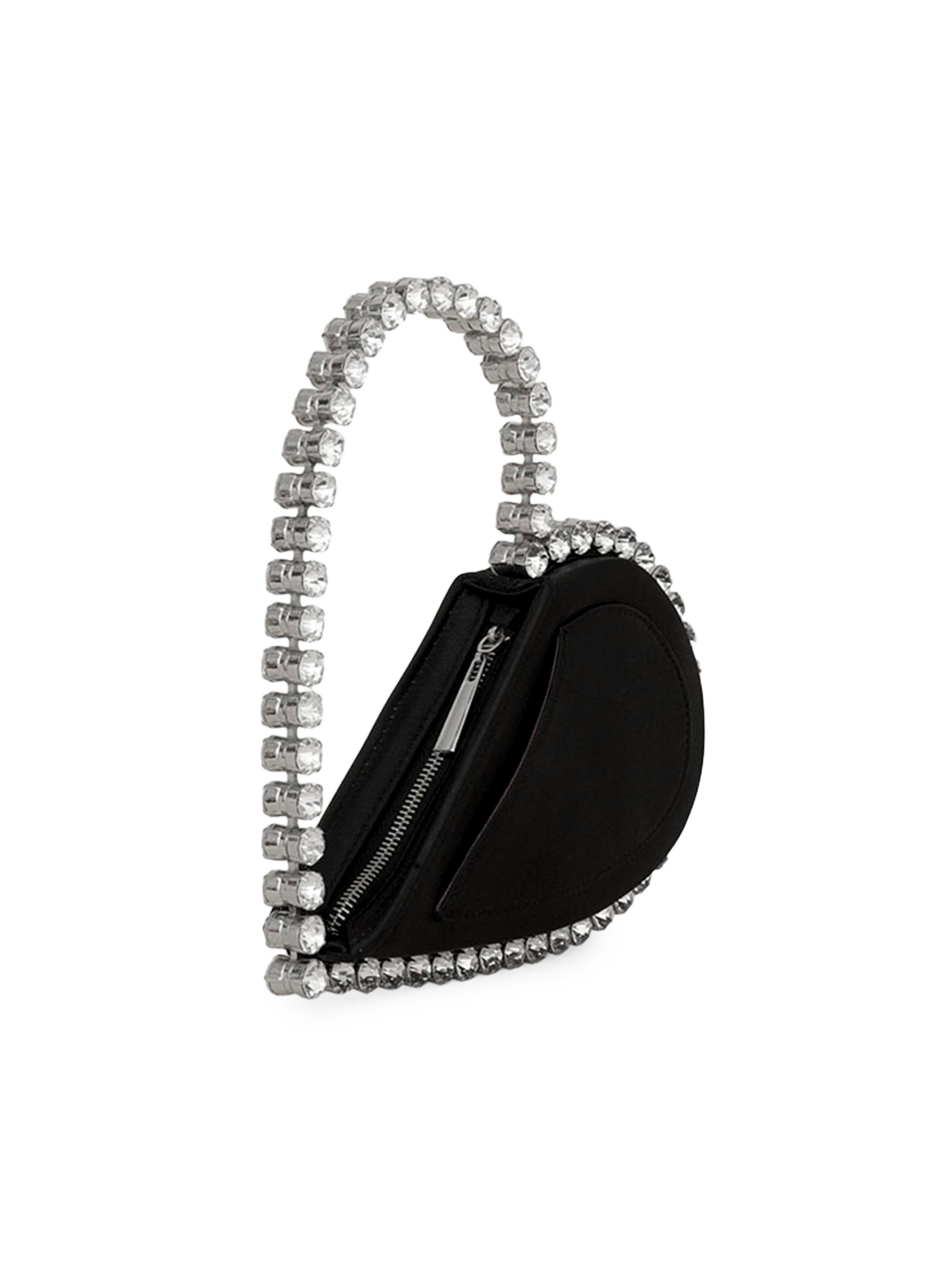 L'Alingi Love Crystal-Embellished Leather Clutch | Saks Fifth Avenue