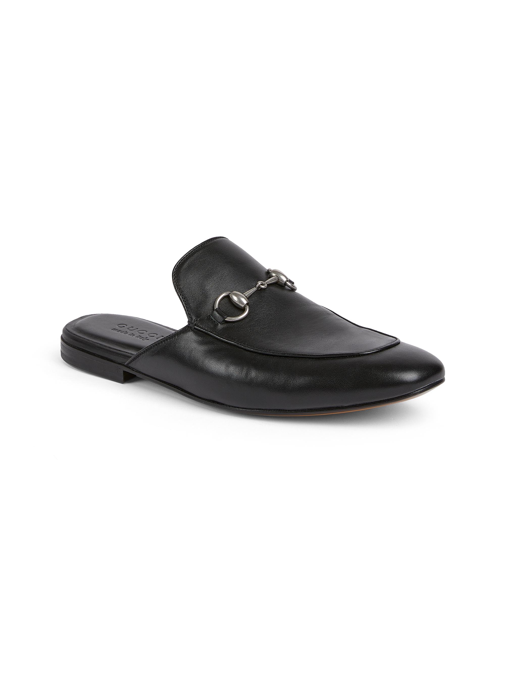 K*u様 GUCCI ブラック ミュール 36.5 Gucci Kings Flex Leather Mules | Saks Fifth Avenue