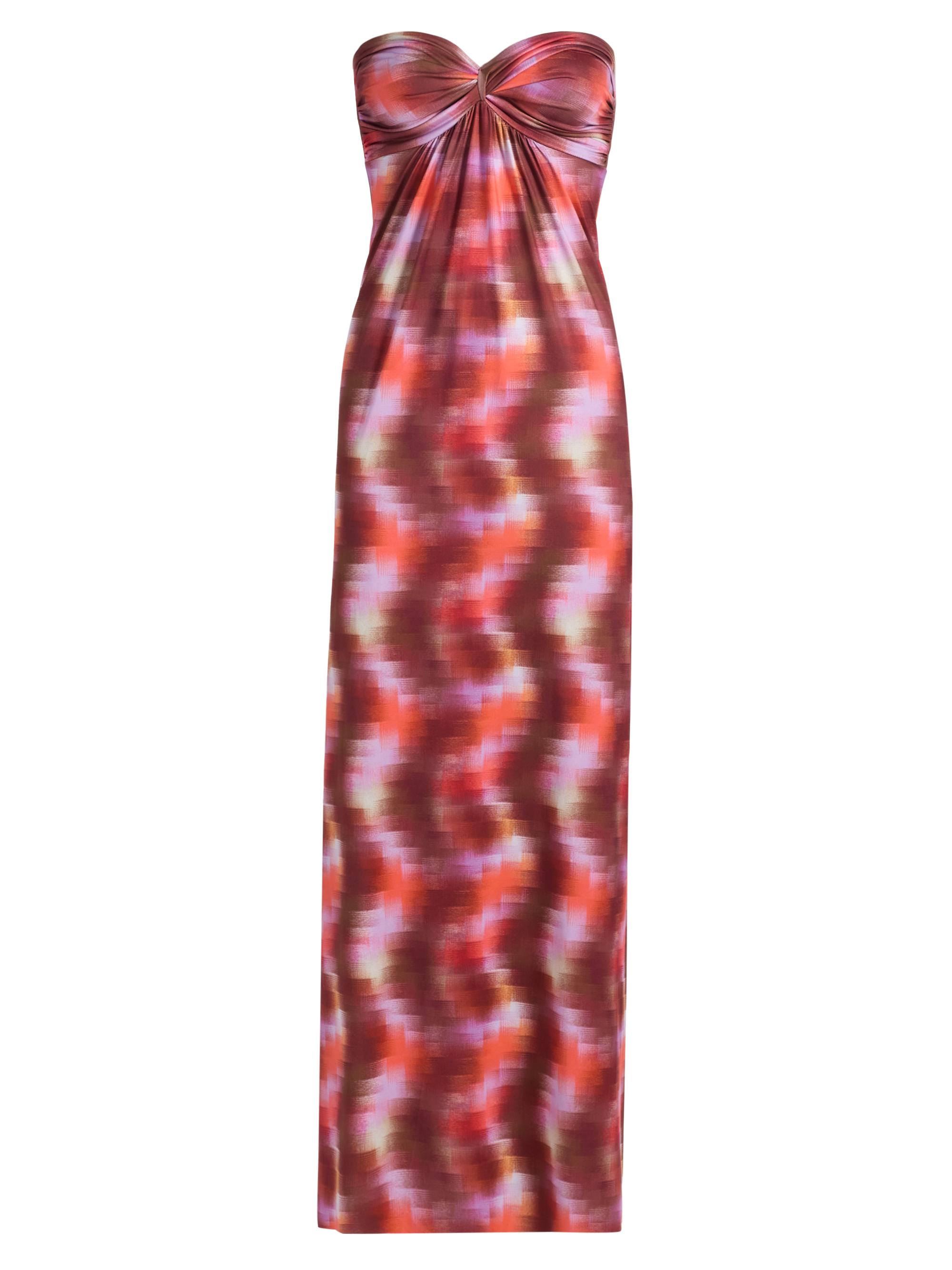 Misa Los Angeles Women's Katrine Strapless Maxi Dress - Pixelated Wave