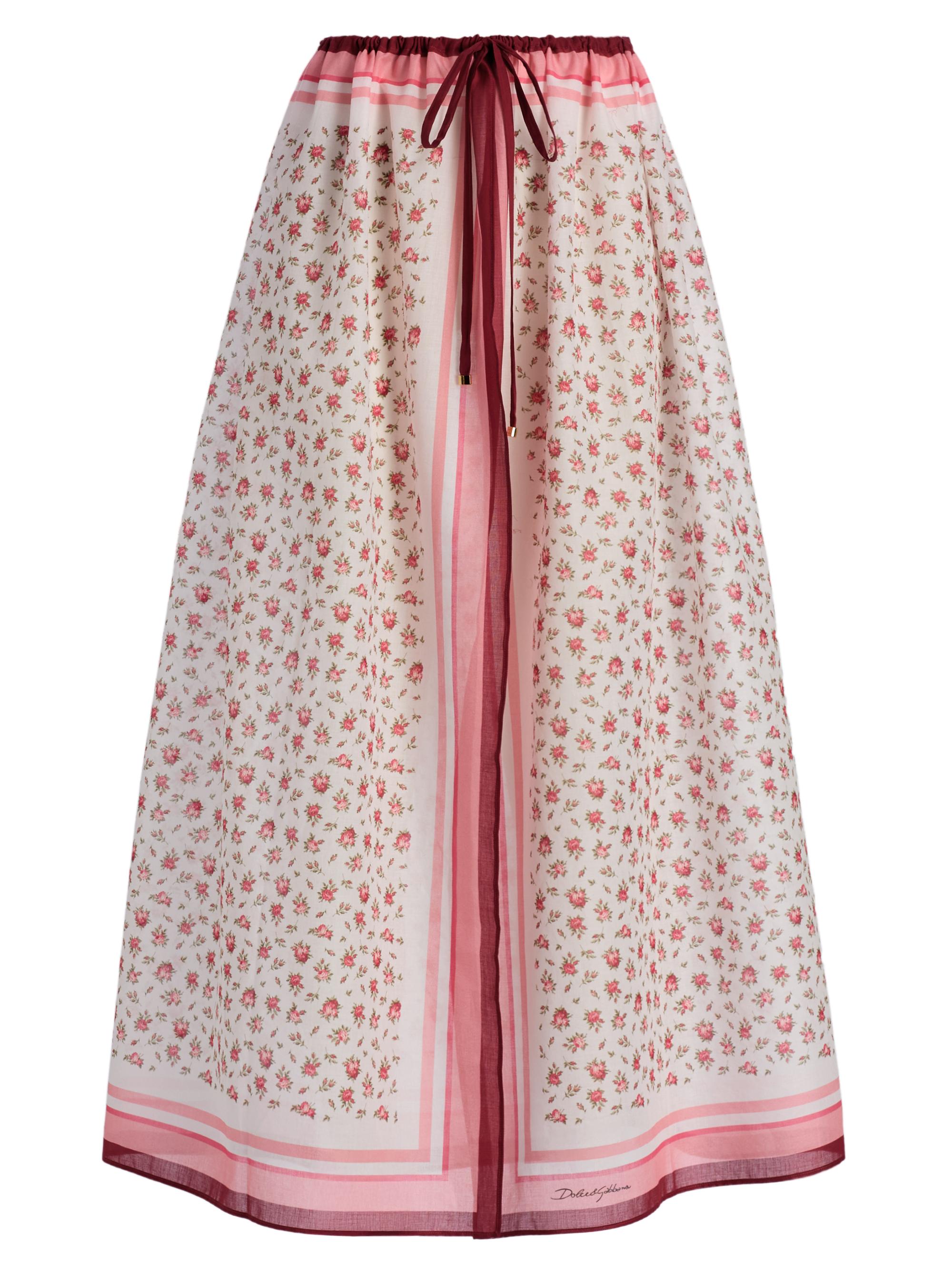 Dolce & Gabbana Women's Floral Cotton Pareo - Roselline Rosa