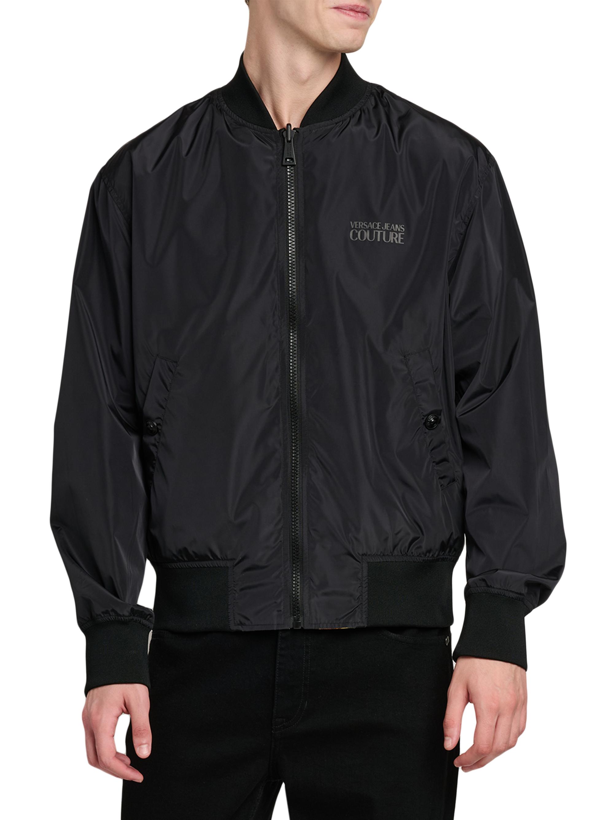 Versace Jeans Couture Filigree Reversible Bomber Jacket | Saks