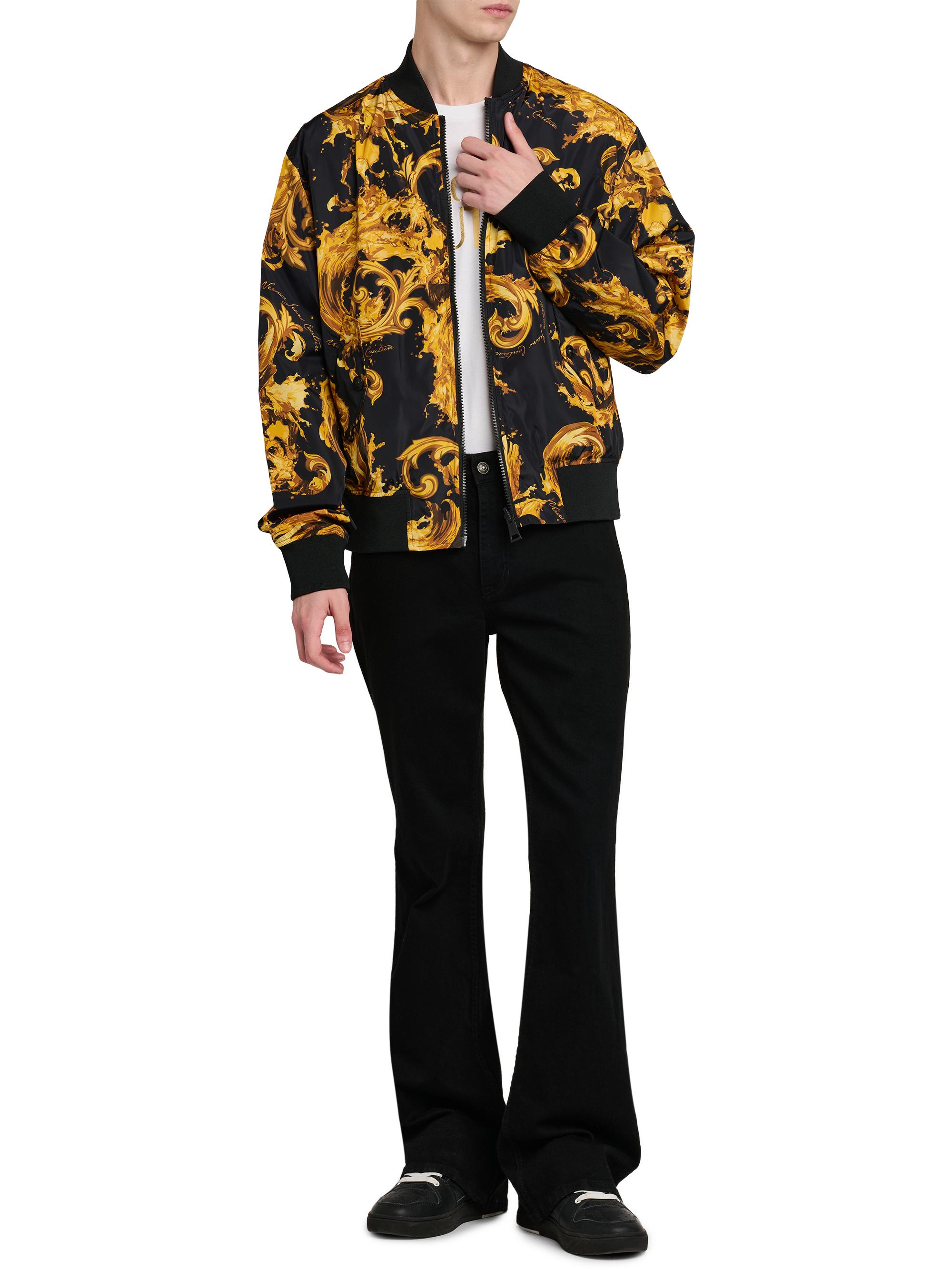 Versace Jeans Couture Filigree Reversible Bomber Jacket | Saks
