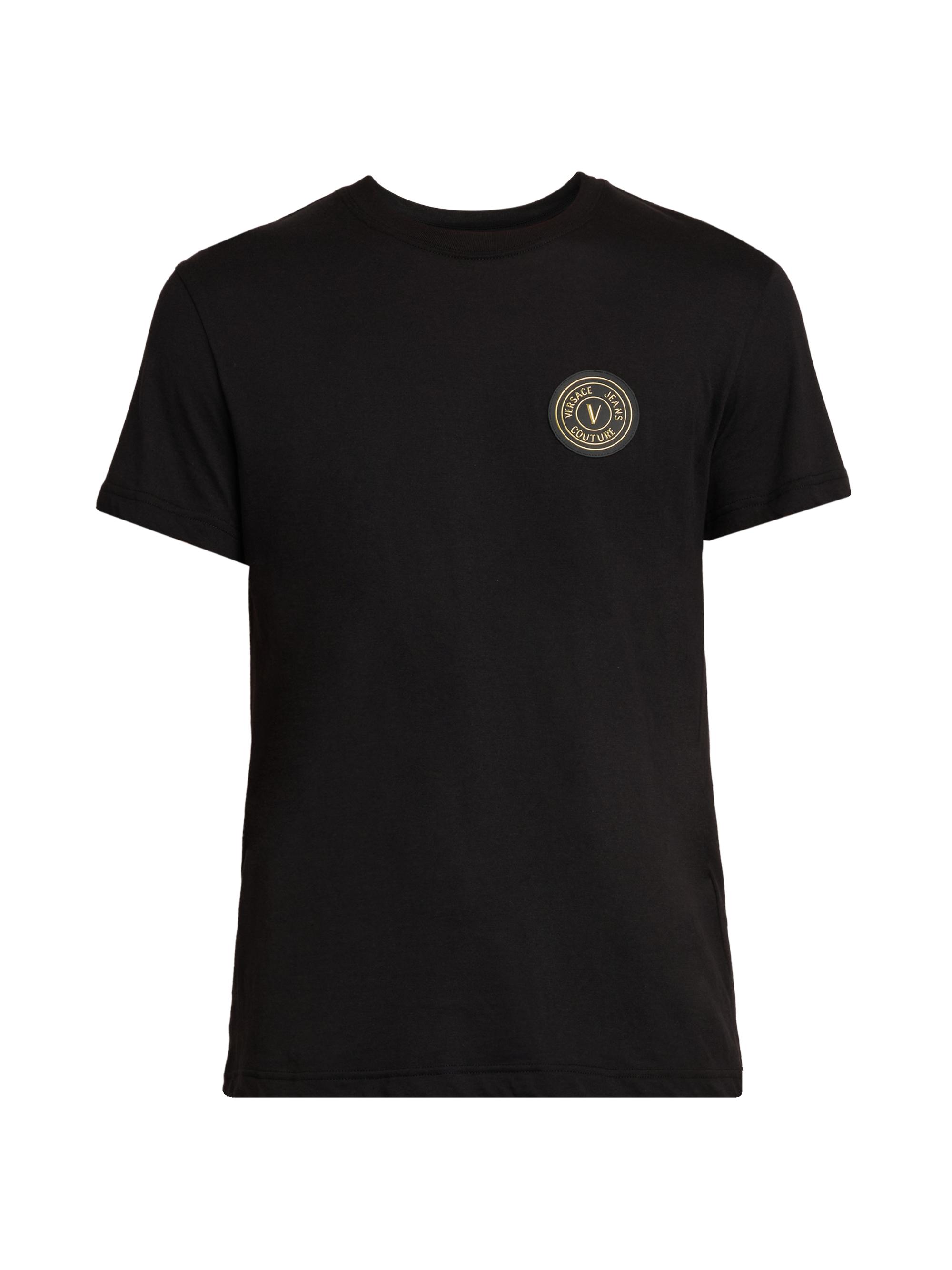 Versace Jeans Couture Baroque Logo Cotton T-Shirt | Saks Fifth Avenue