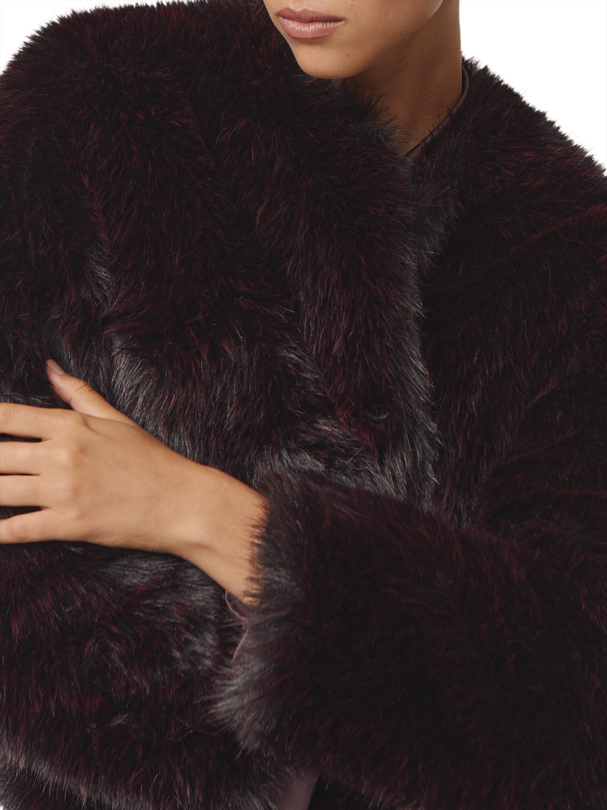 Reiss Marco Faux-Fur Short Coat | Saks Fifth Avenue