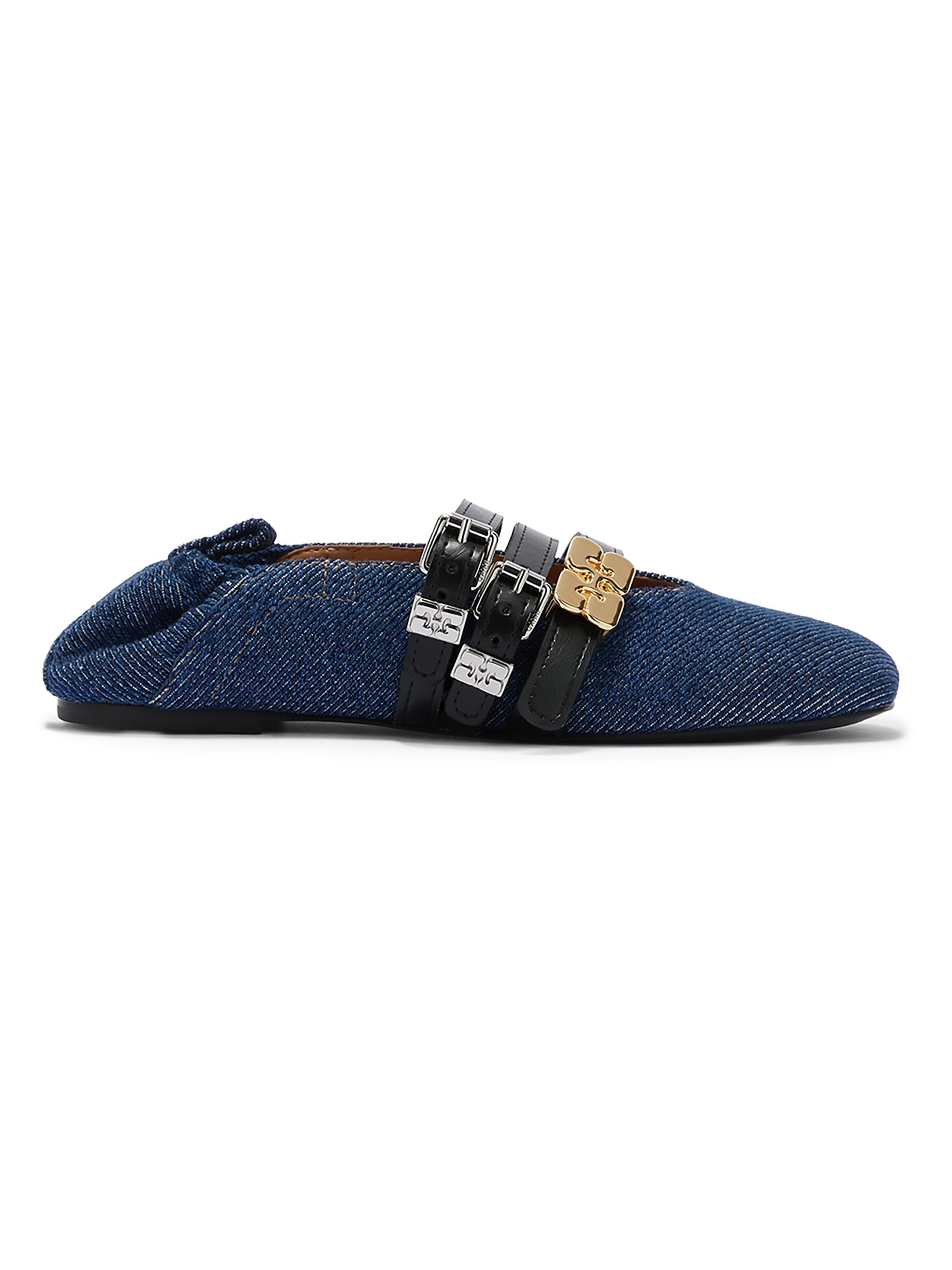 Gucci New Sol GG Denim Horsebit Mules | Saks Fifth Avenue