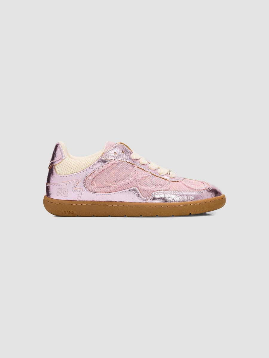 Ganni Crinkle Low-Top Sneakers | Saks Fifth Avenue