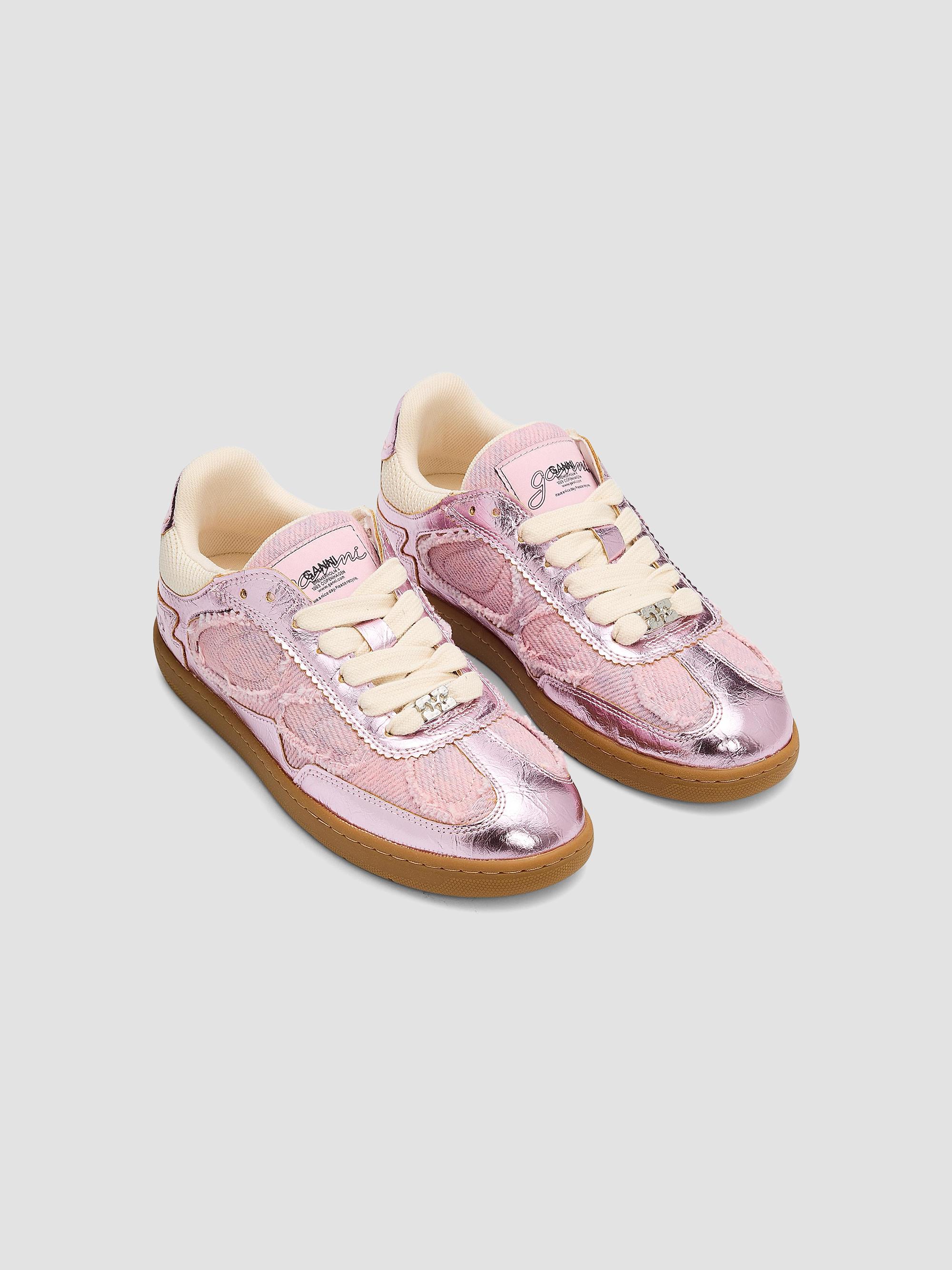 Ganni Crinkle Low-Top Sneakers | Saks Fifth Avenue