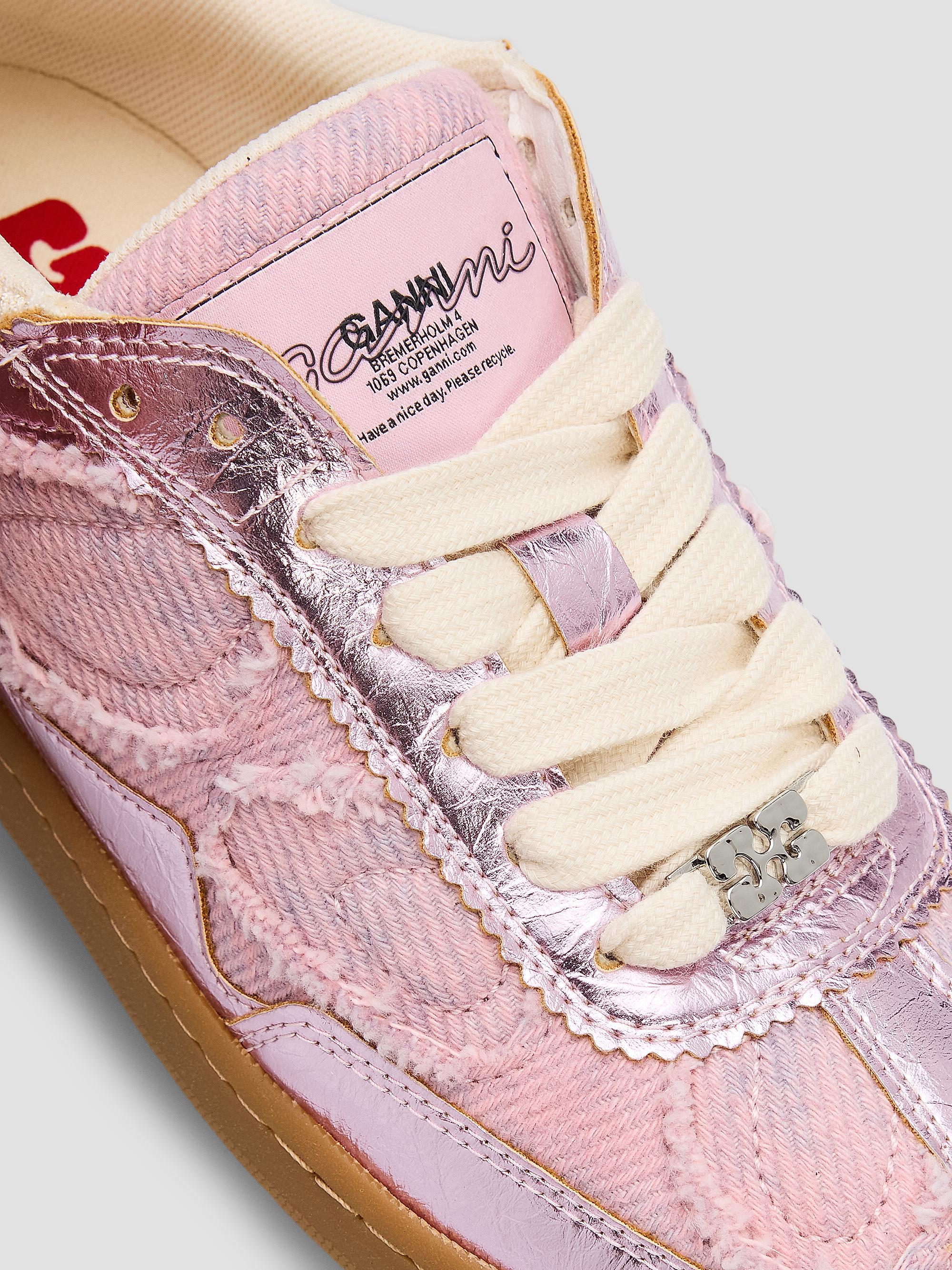 Ganni Crinkle Low-Top Sneakers | Saks Fifth Avenue