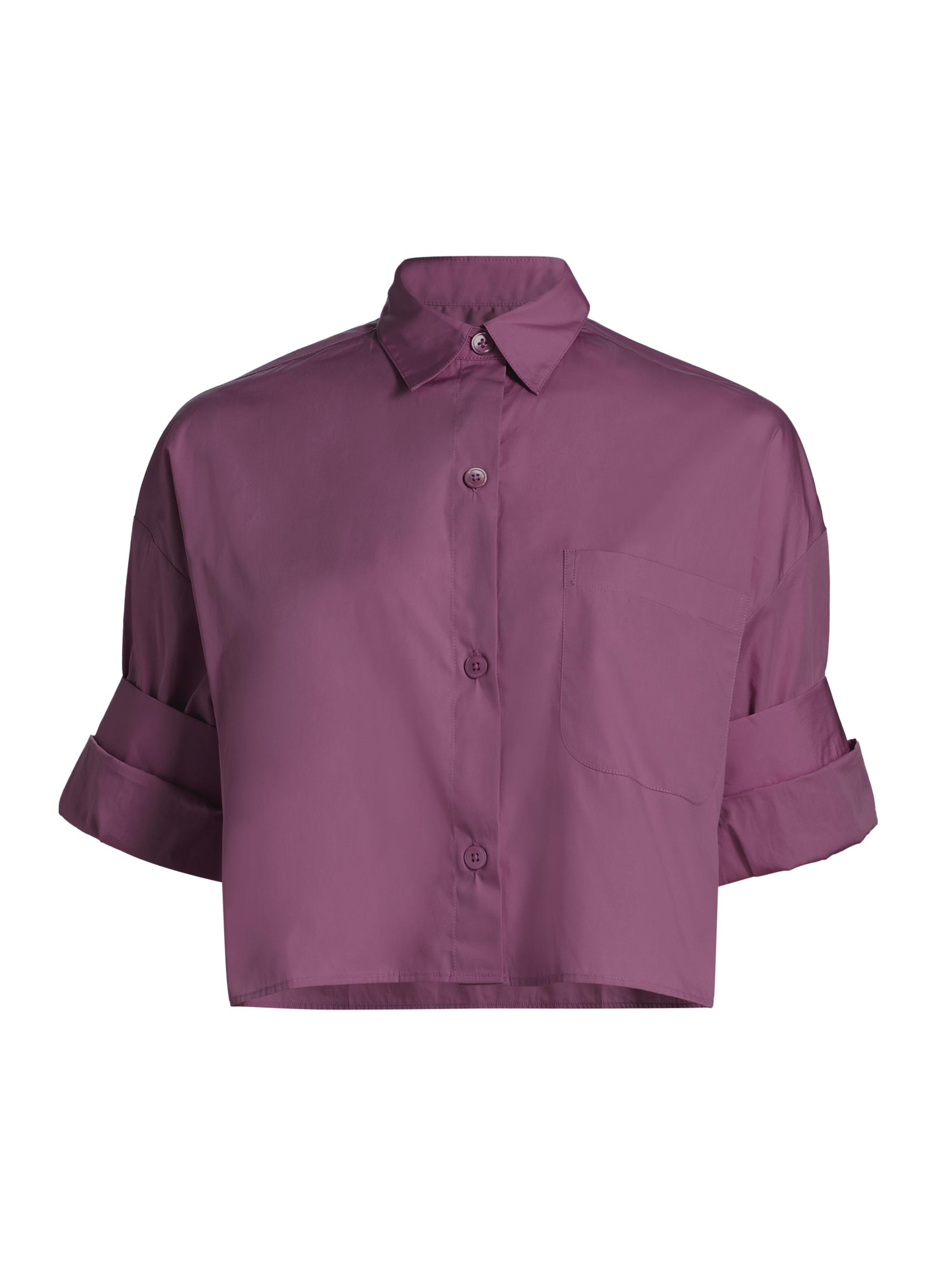 TWP Women's Next Ex Cotton Shirt - Mauve Wine