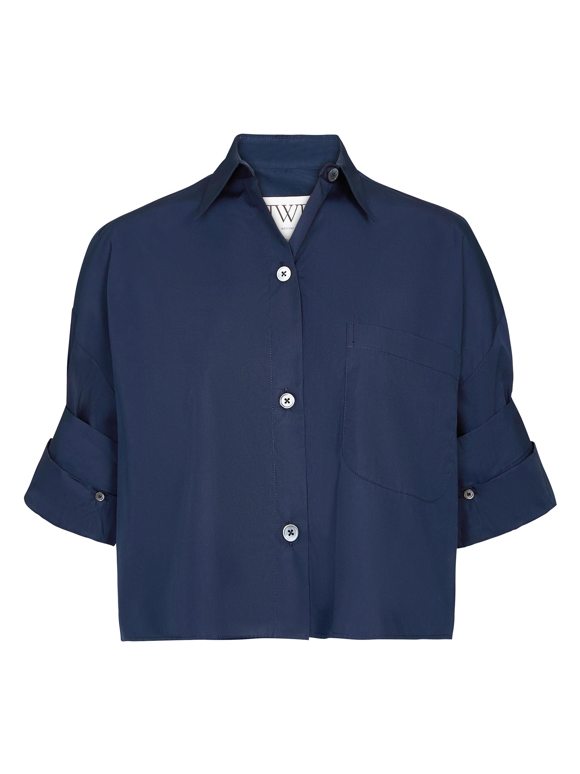 TWP Women's Next Ex Cotton Shirt - Midnight