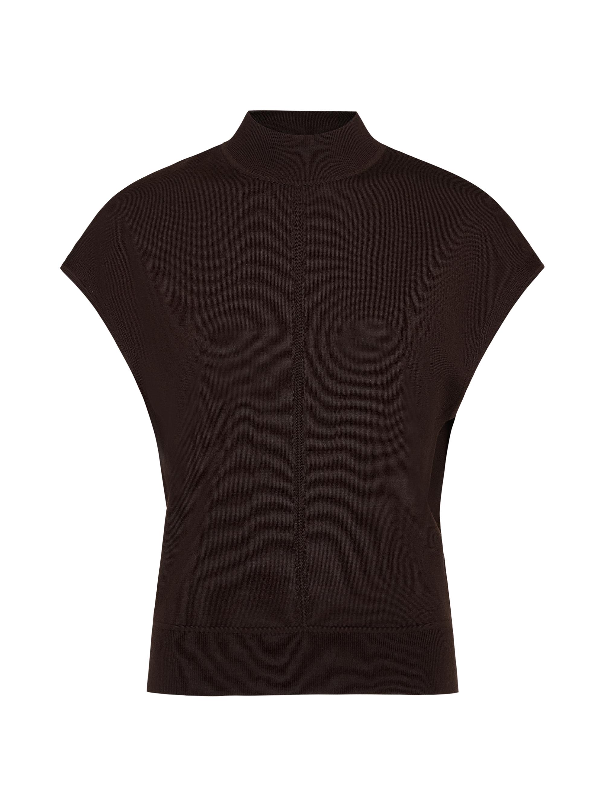 TWP Women's Wren Wool Mock Turtleneck Top - Delicioso