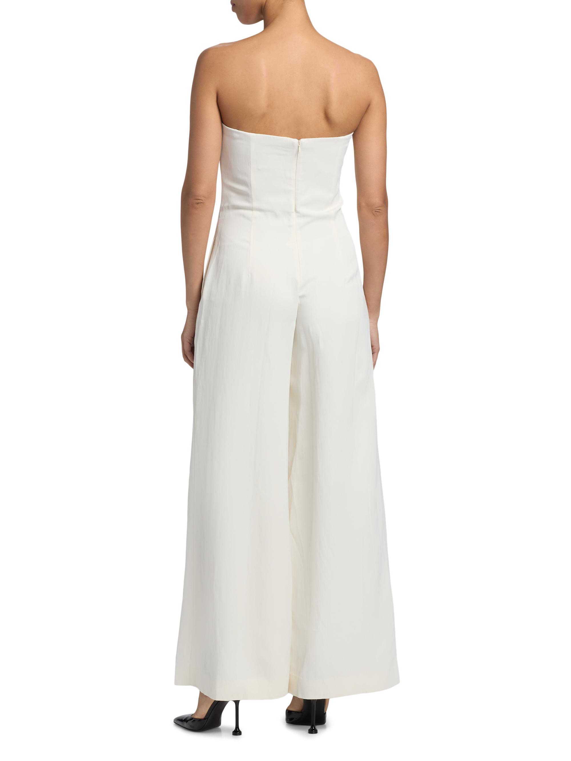 TWP Jade Strapless Straight-Leg Jumpsuit | Saks Fifth Avenue