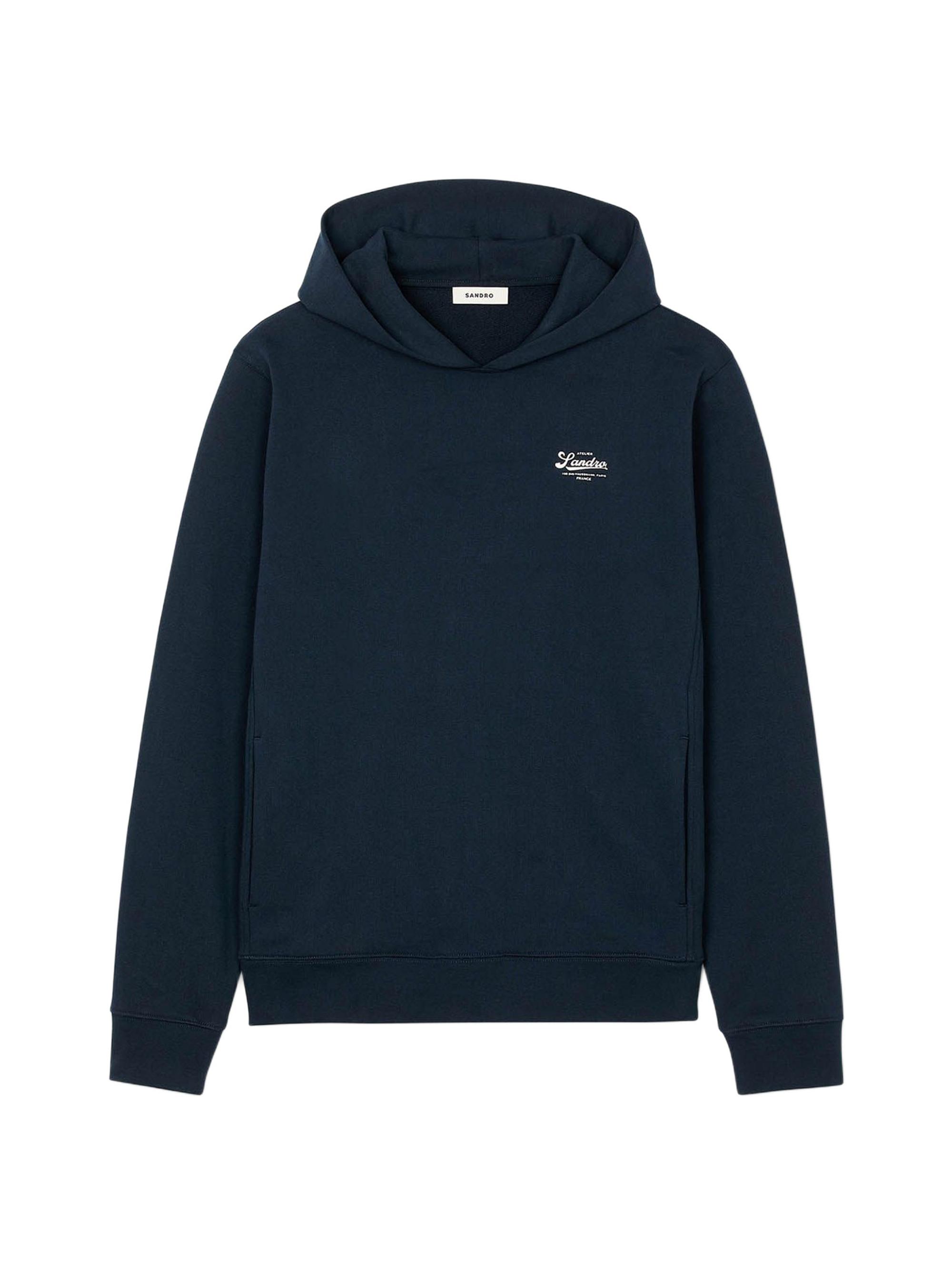 Sandro Men's Logo Sweatshirt - Midnight Blue