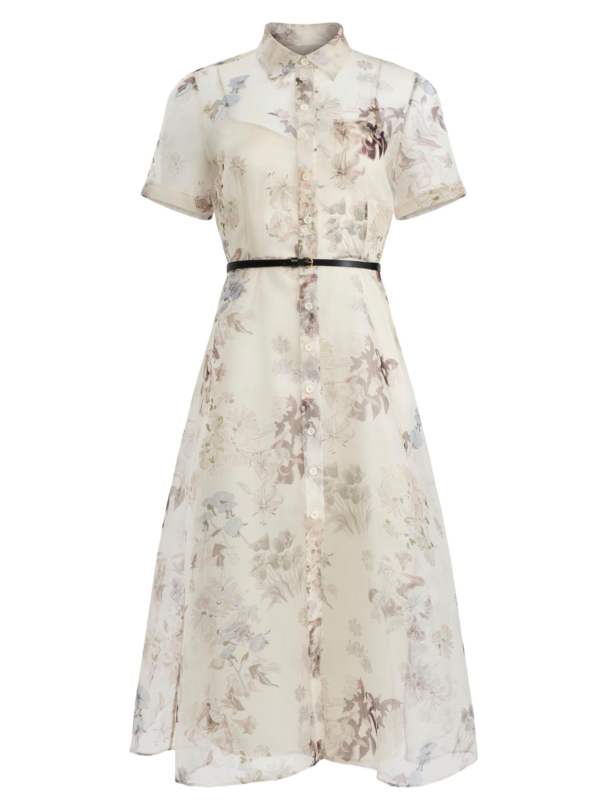 Altuzarra Women's Kiera Floral Silk Shirtdress -  Flowers