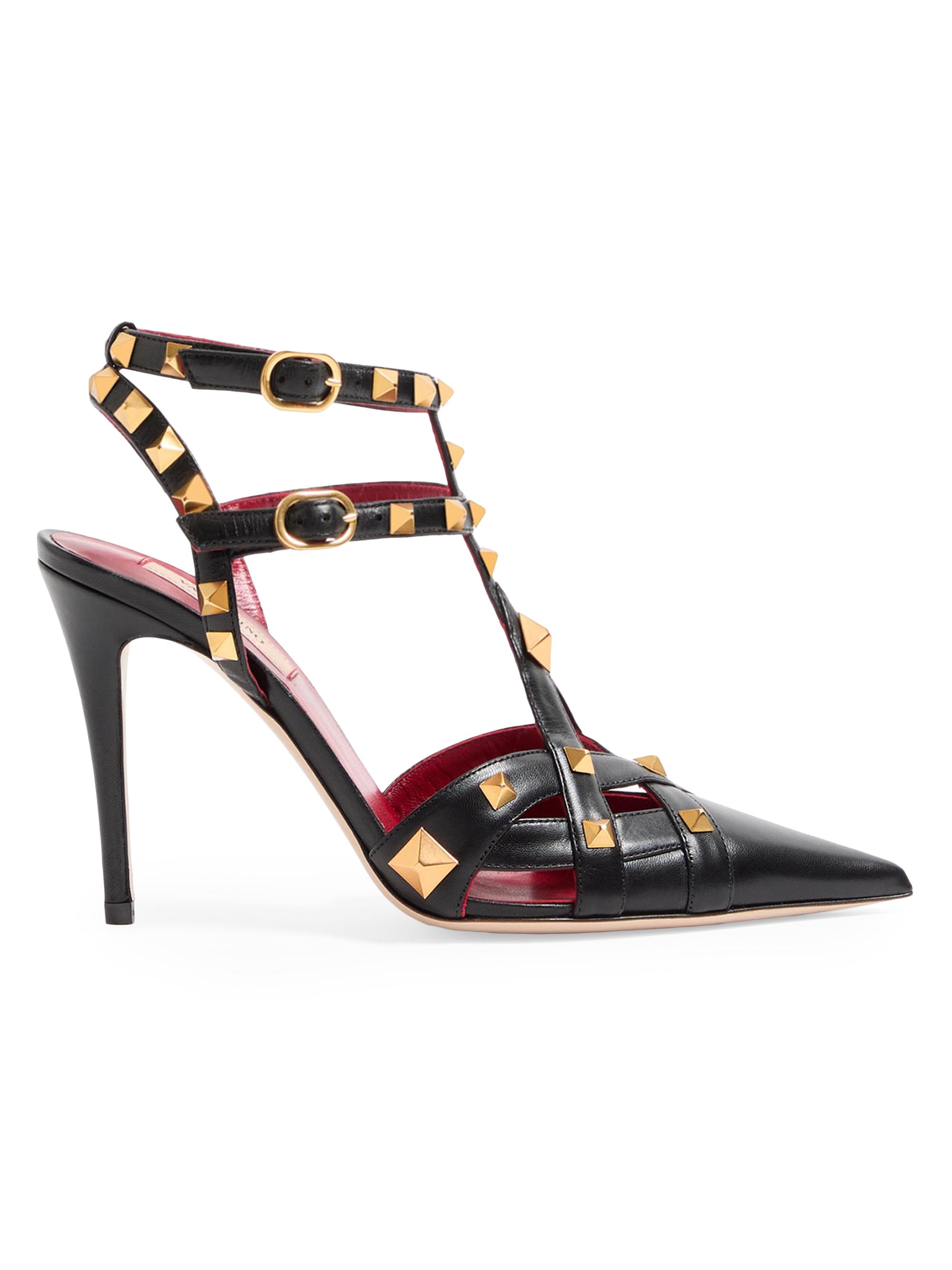 Valentino Garavani Studdy 100MM Kidskin Pumps | Saks Fifth Avenue