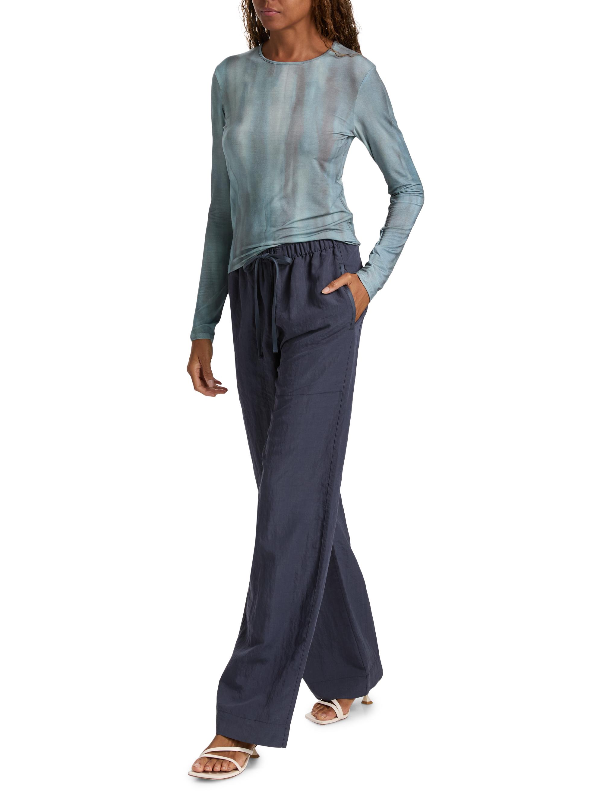 Tie-Dye Pima Cotton-Blend Top