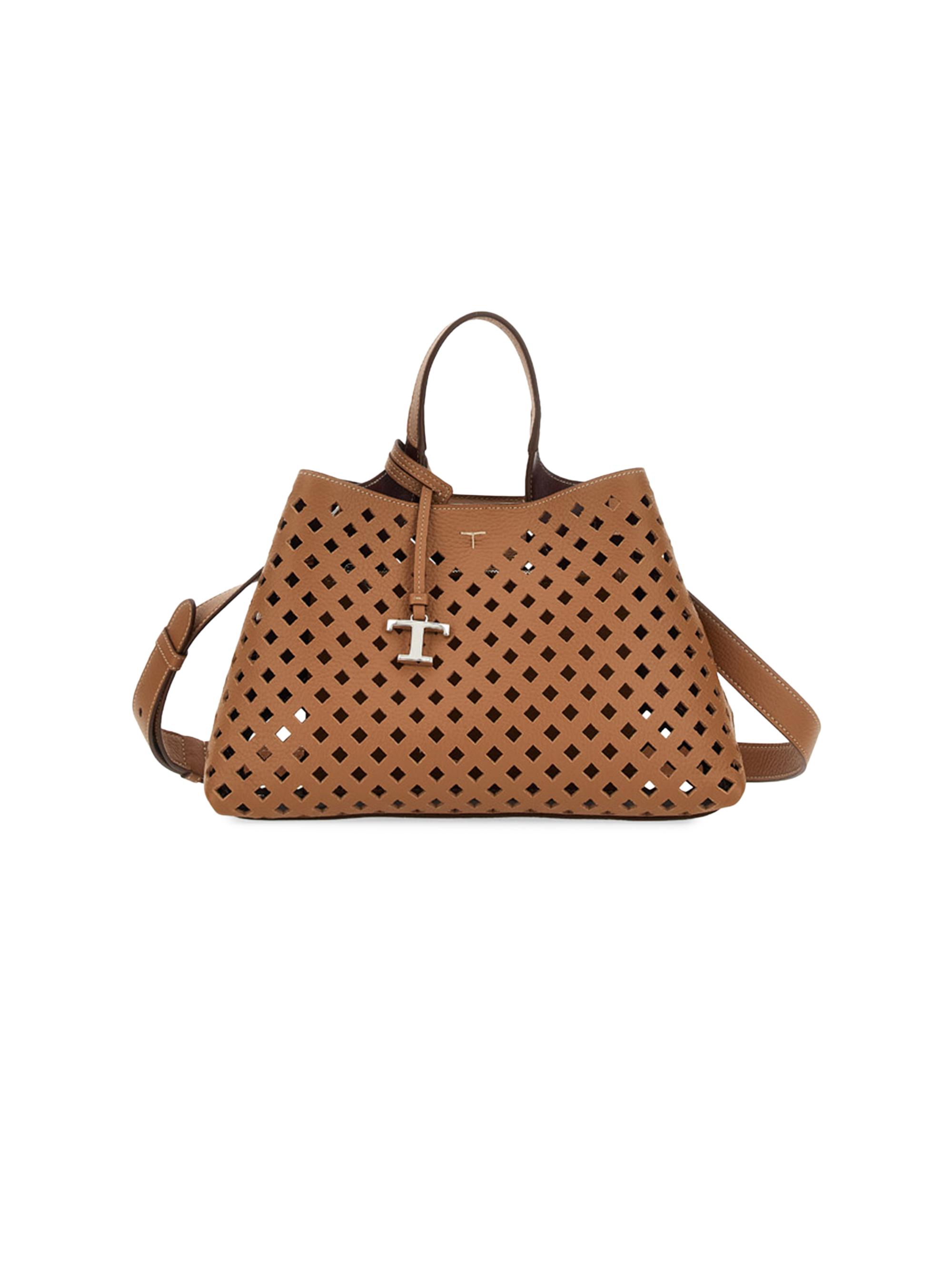 Tod's Women's  Perforated Leather Top Handle Bag - Kenia Boreaux