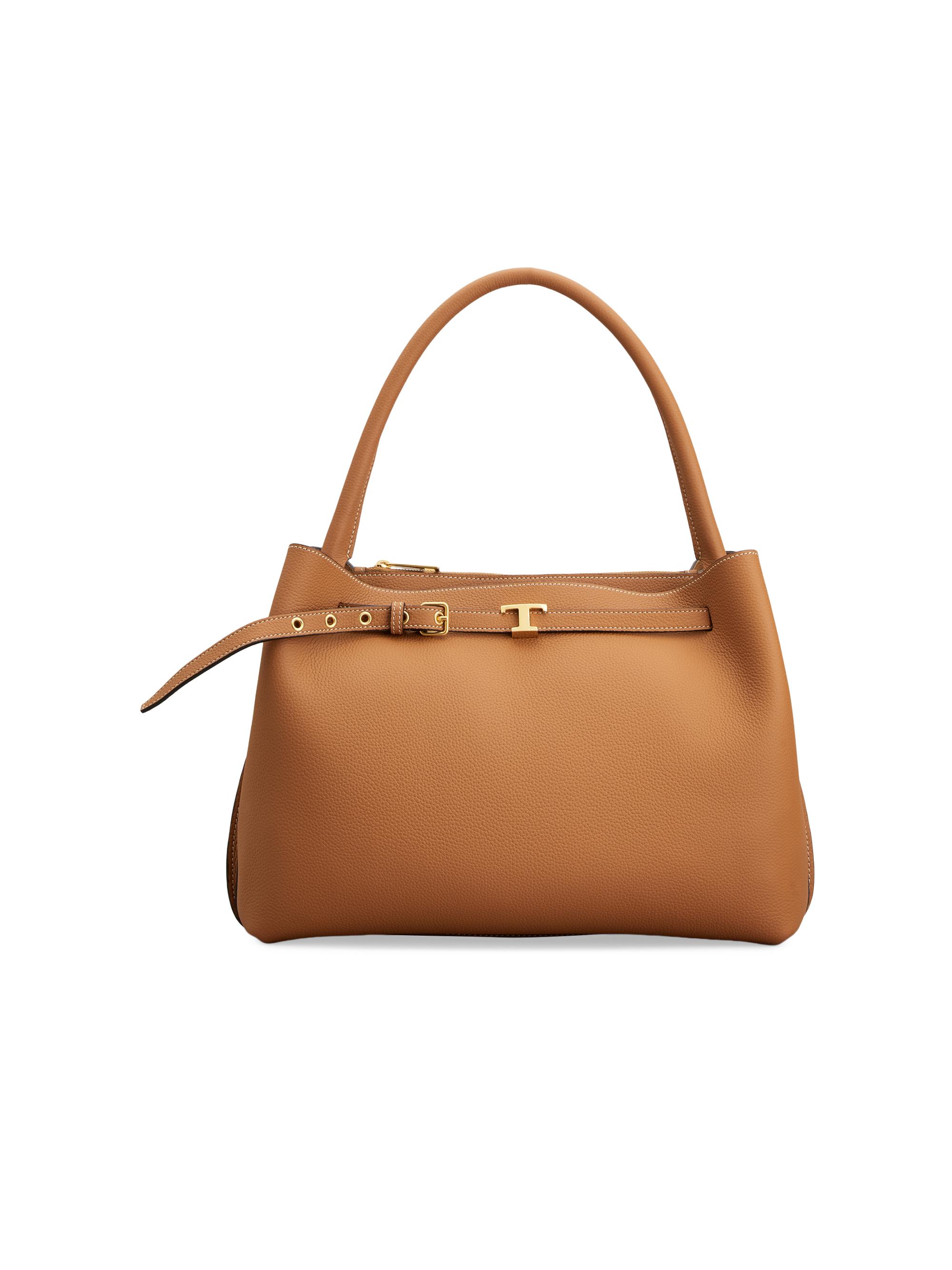 Tod's Women's  Leather Top Handle Bag - Kenia Scuro