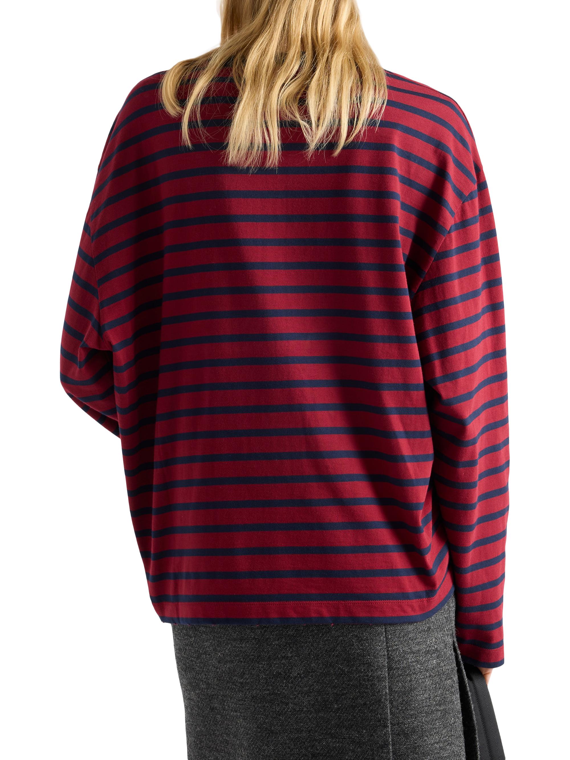 Prada Long-Sleeved Striped Jersey T-Shirt | Saks Fifth Avenue