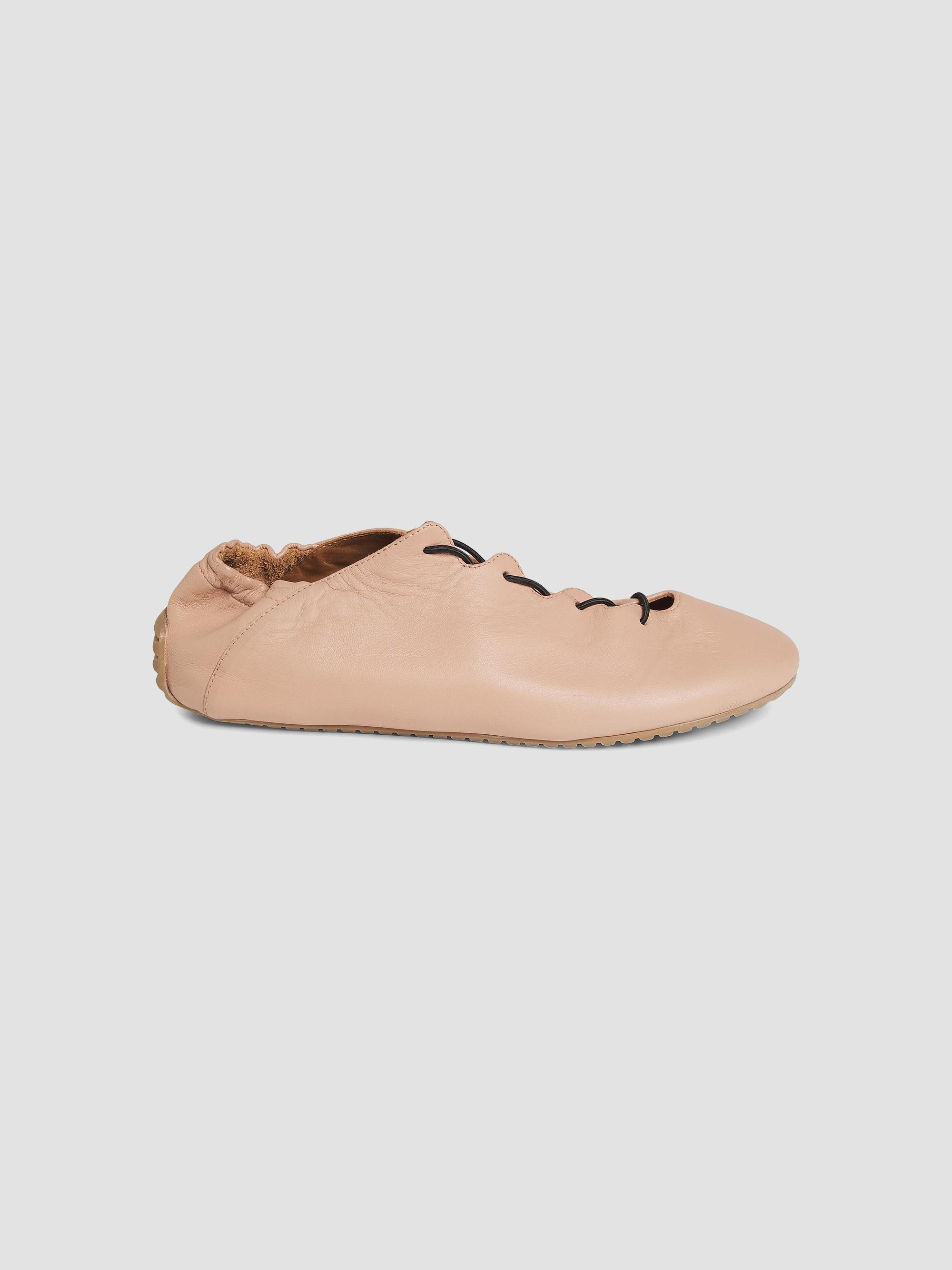 Odissì Women's Milly Leather Sneakers - Light Pastel Pink | Thumbnail 7
