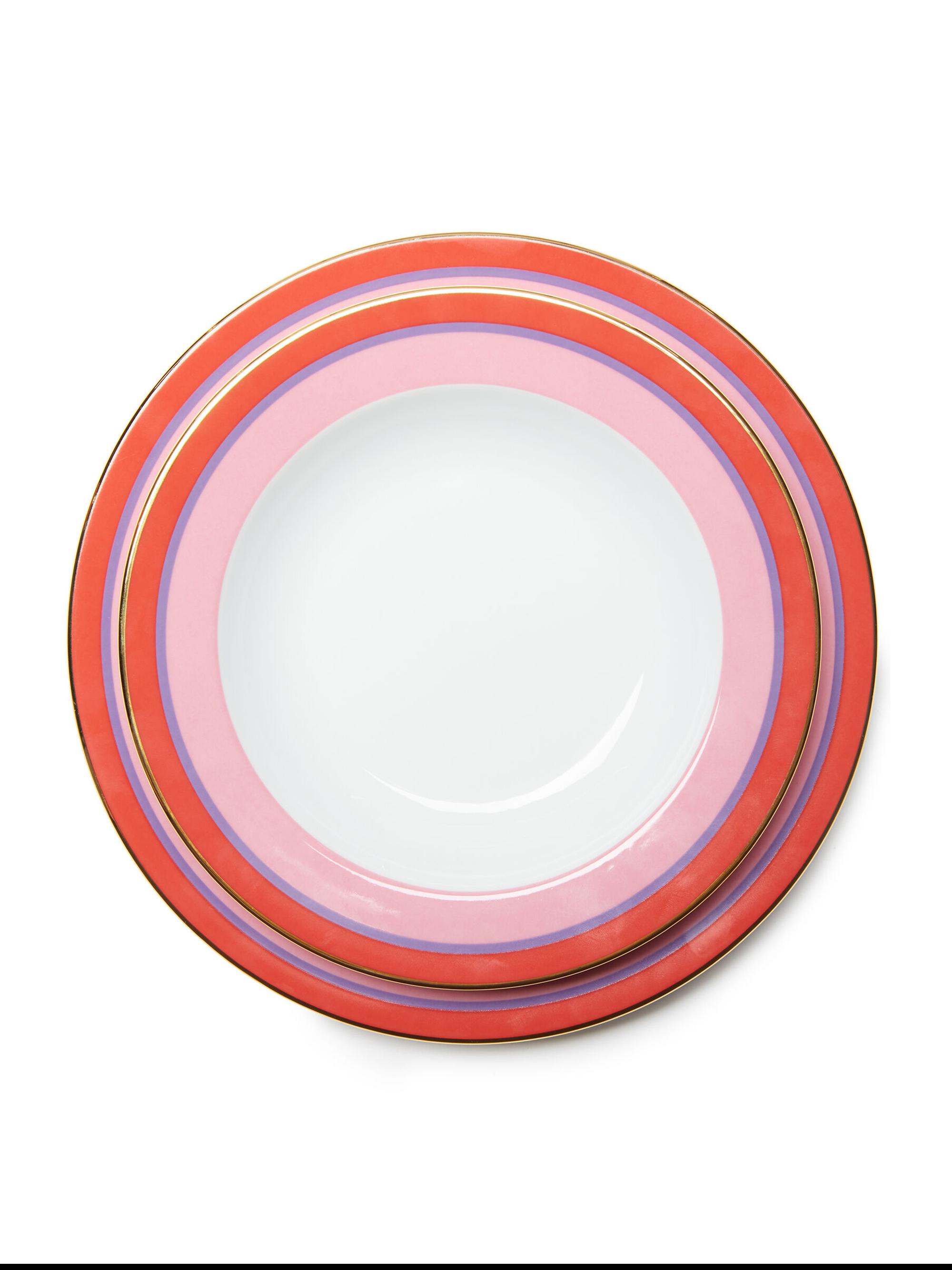 La DoubleJ Dinner Plates Set of 2 - Rainbow Rosa Pink