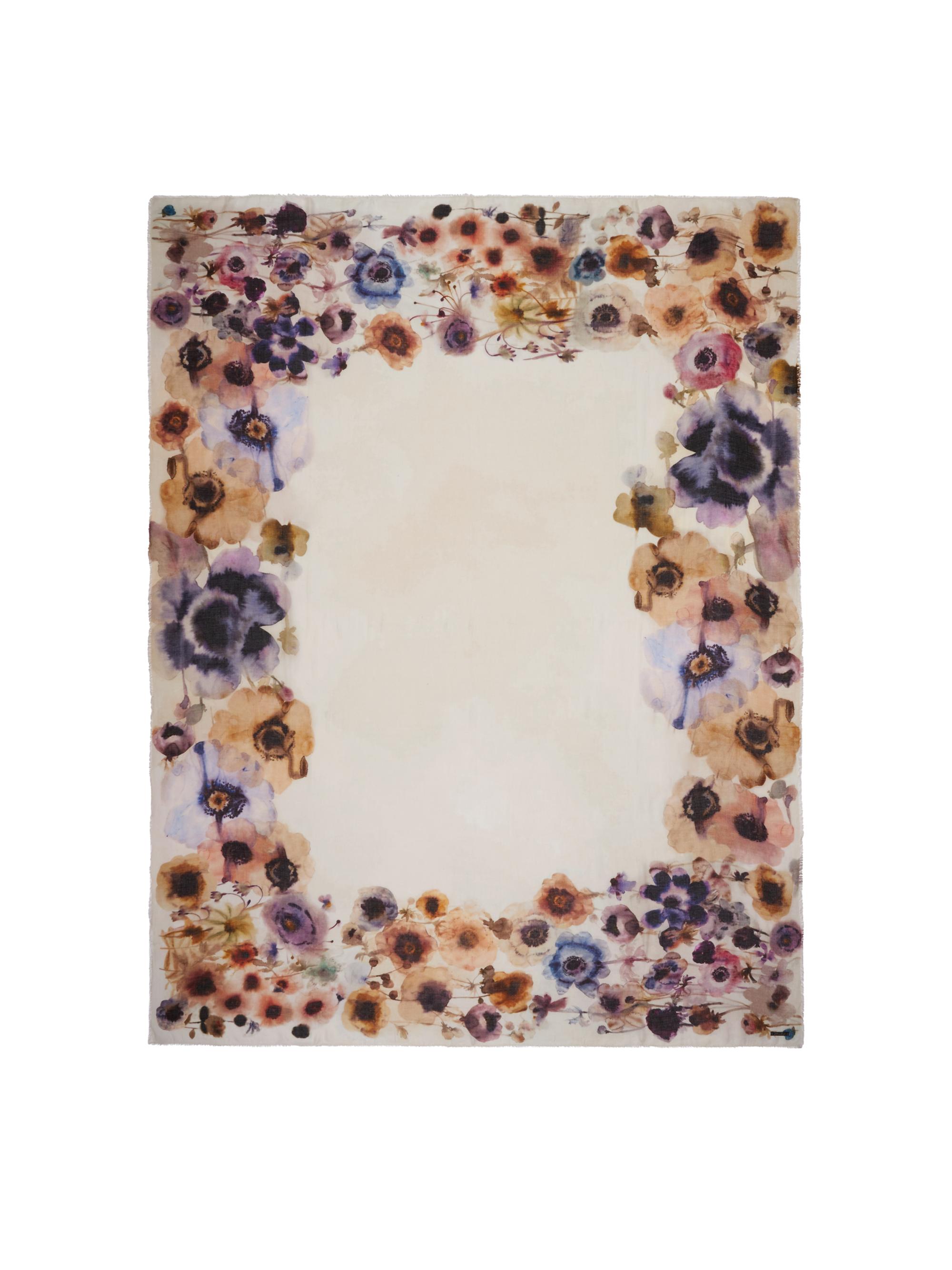 Faliero Sarti Women's Panse Floral Shawl - Multi Cream Floral