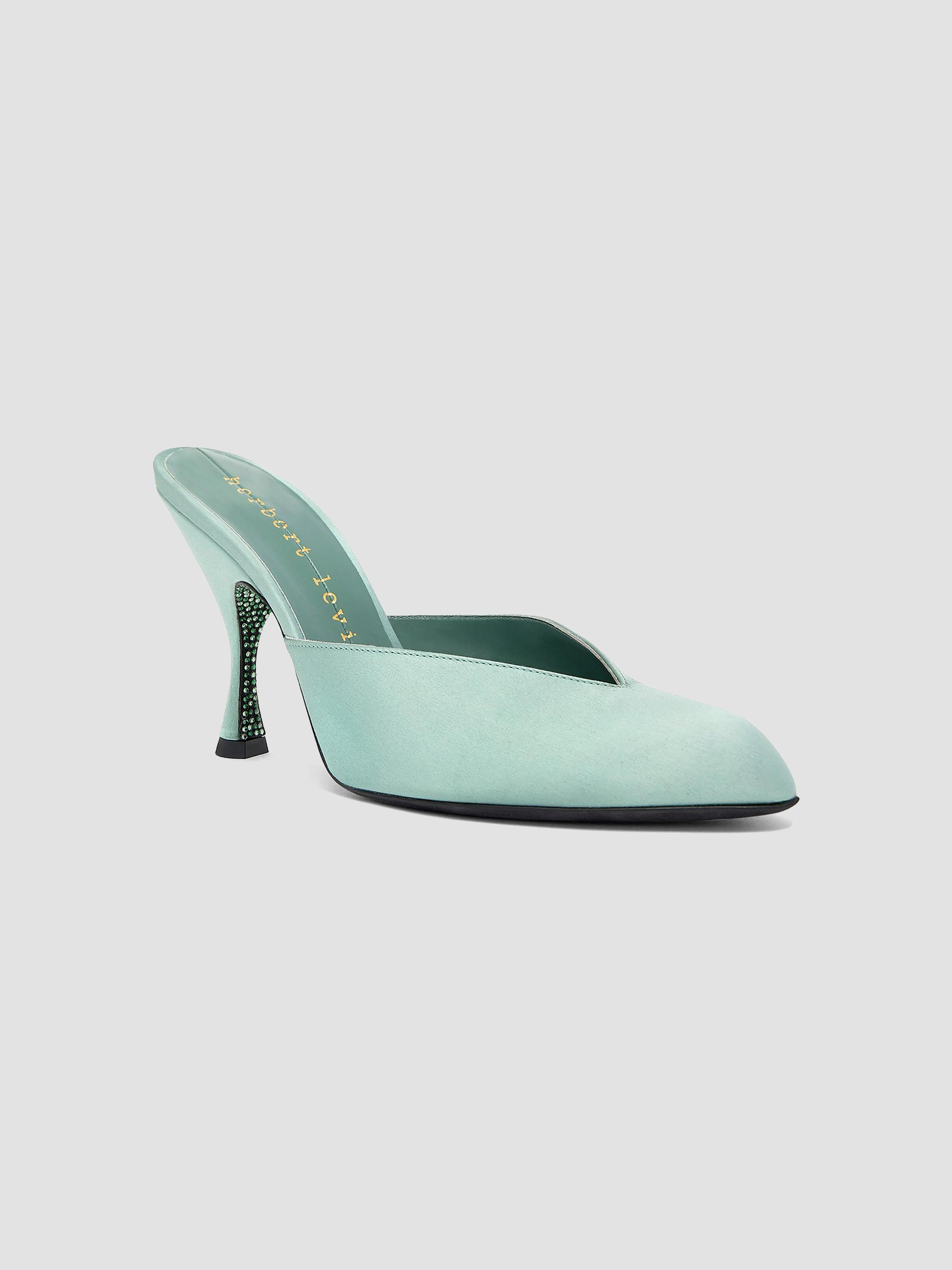 Herbert Levine Sitting Pretty 70MM Satin Mules | Saks Fifth Avenue