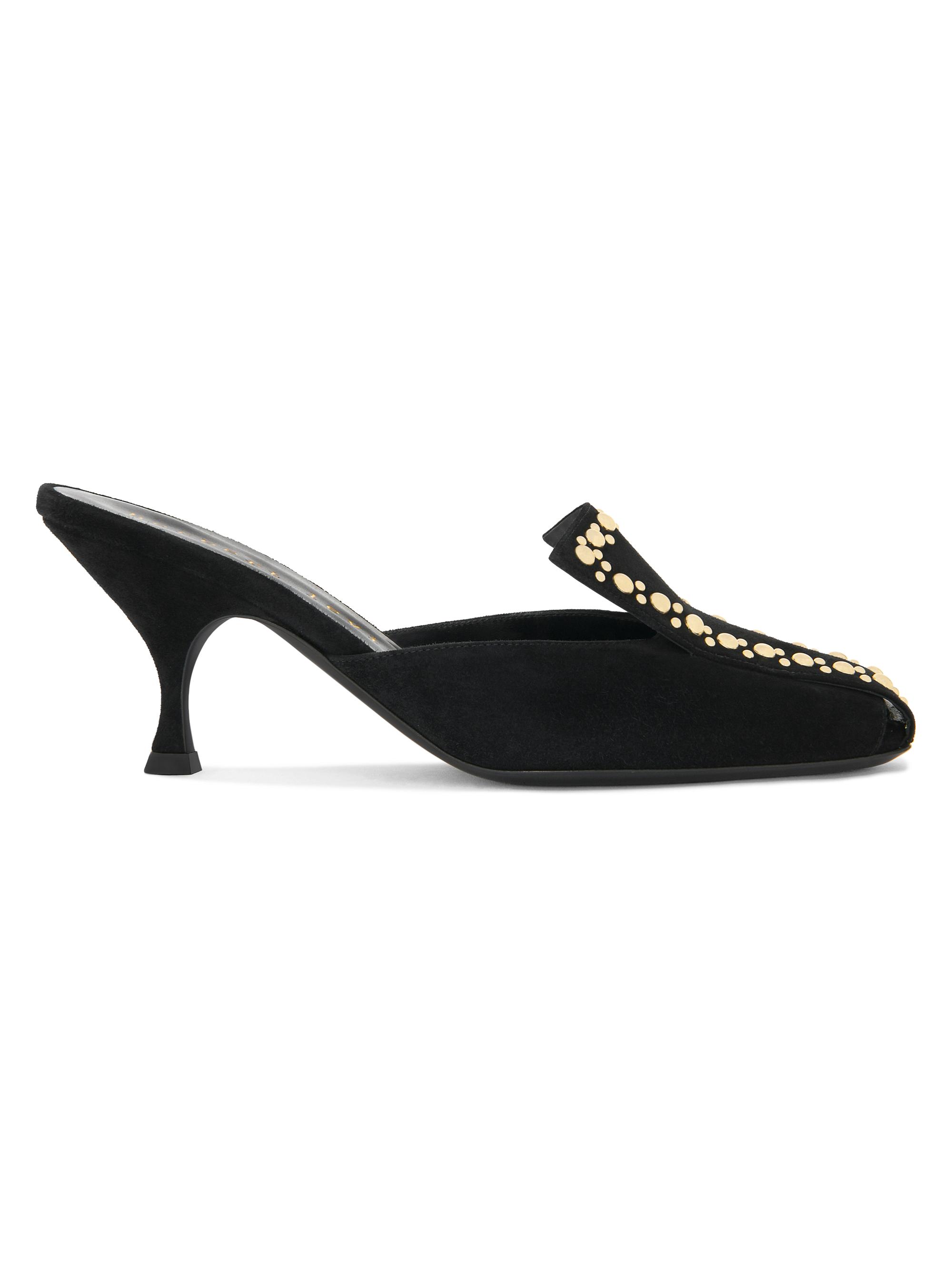 <ちぴさん専用>MARC JACOBS ブラック ポインテッドトゥミュール Marc Jacobs 65MM The Rhinestone J Marc Heeled Sandal | Saks Fifth